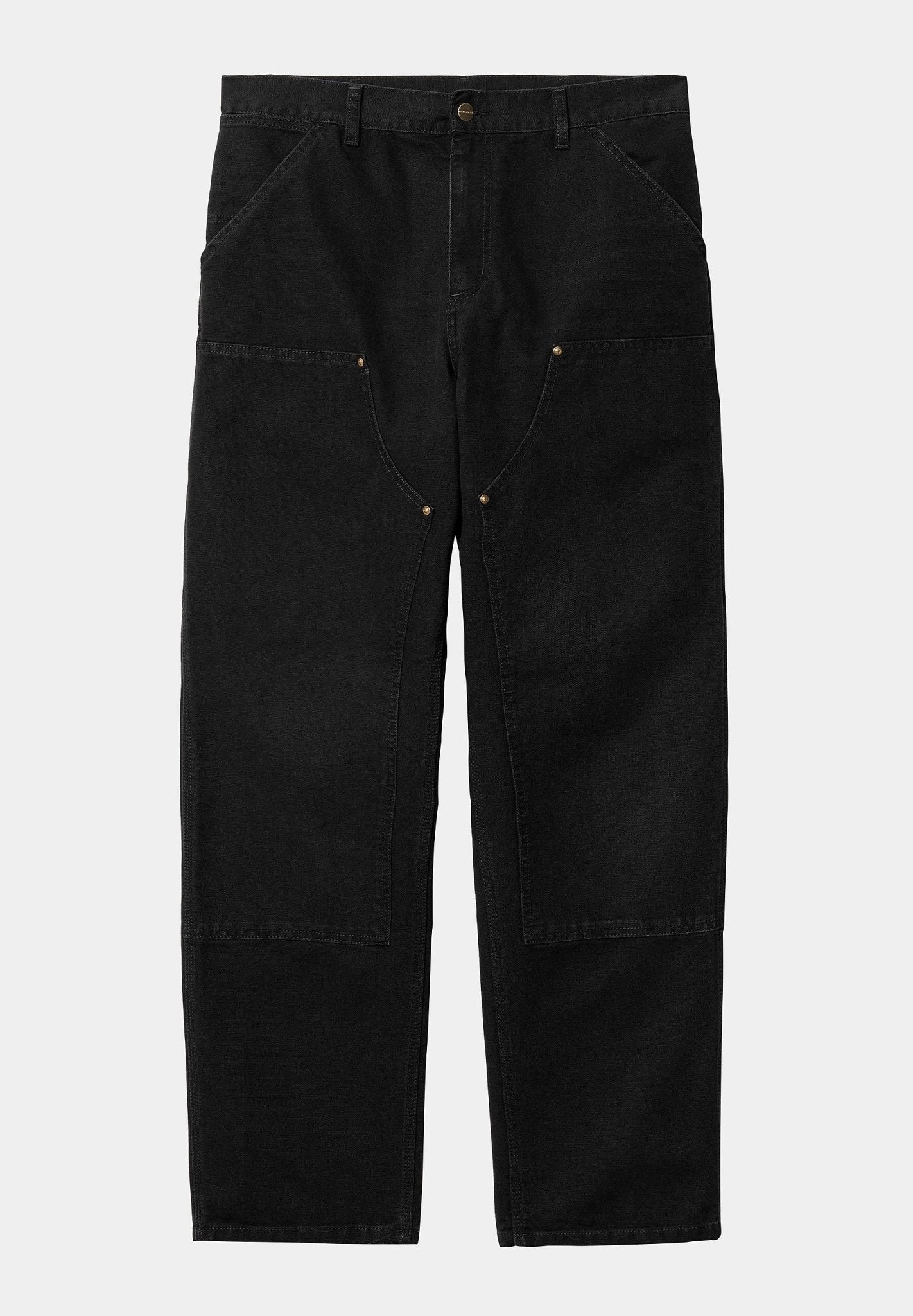 Carhartt WIP Double Knee Pant, Black Aged Canvas