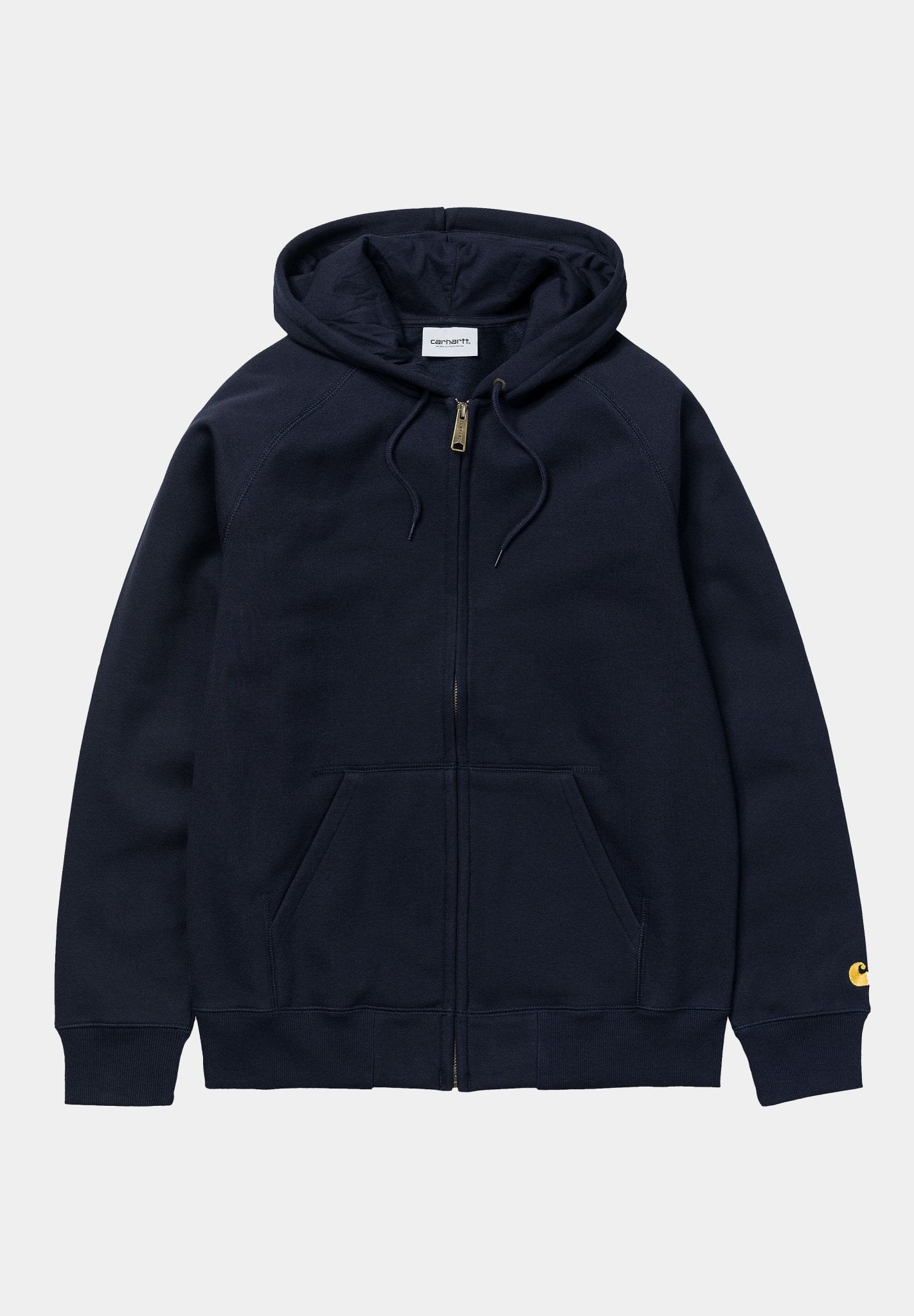 CARHARTT WIP - Hooded Chase Jacket - Dark Navy Gold - BACKYARD