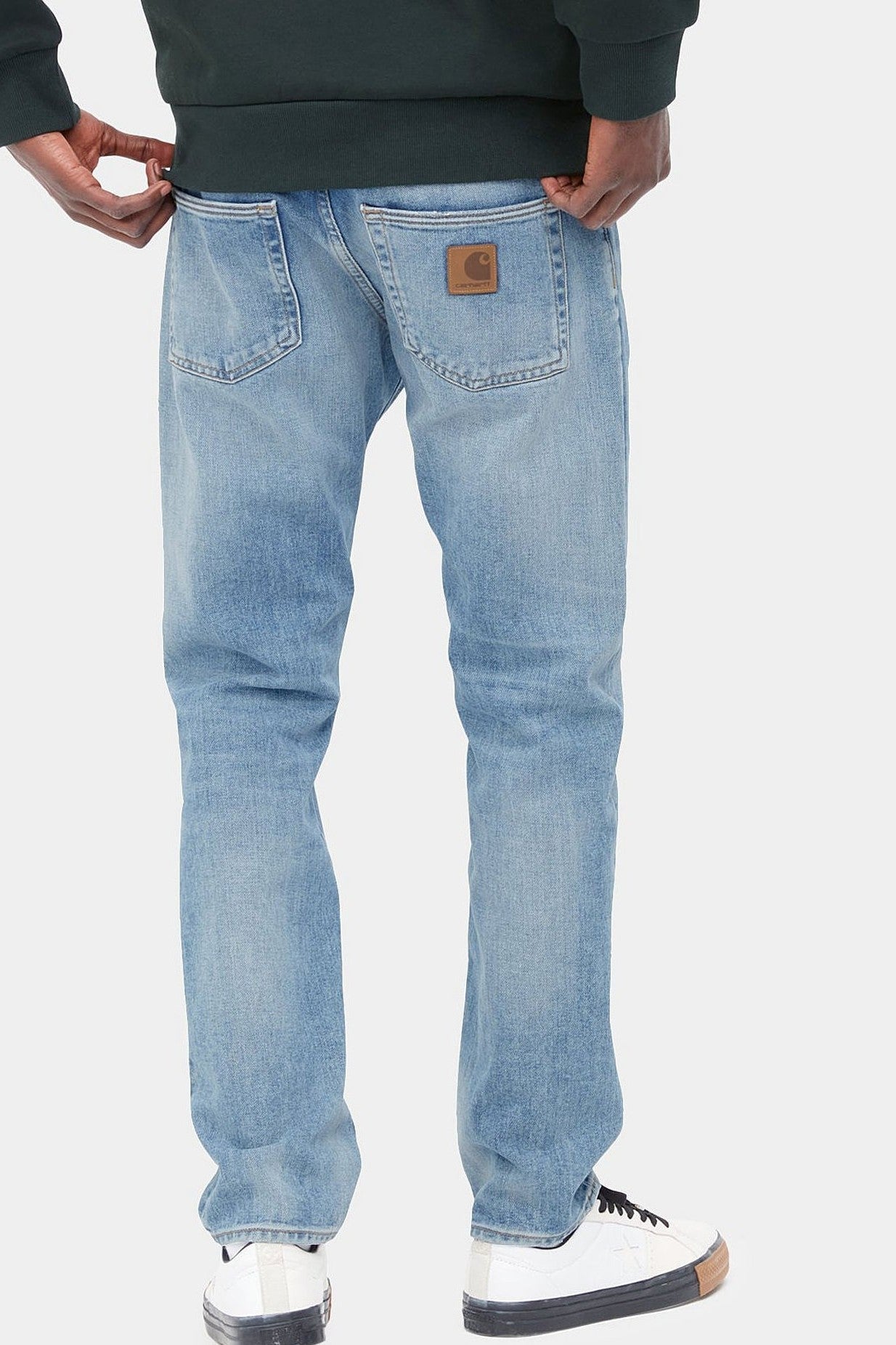 CARHARTT WIP - Klondike Pant - Blue Light Used Wash - BACKYARD