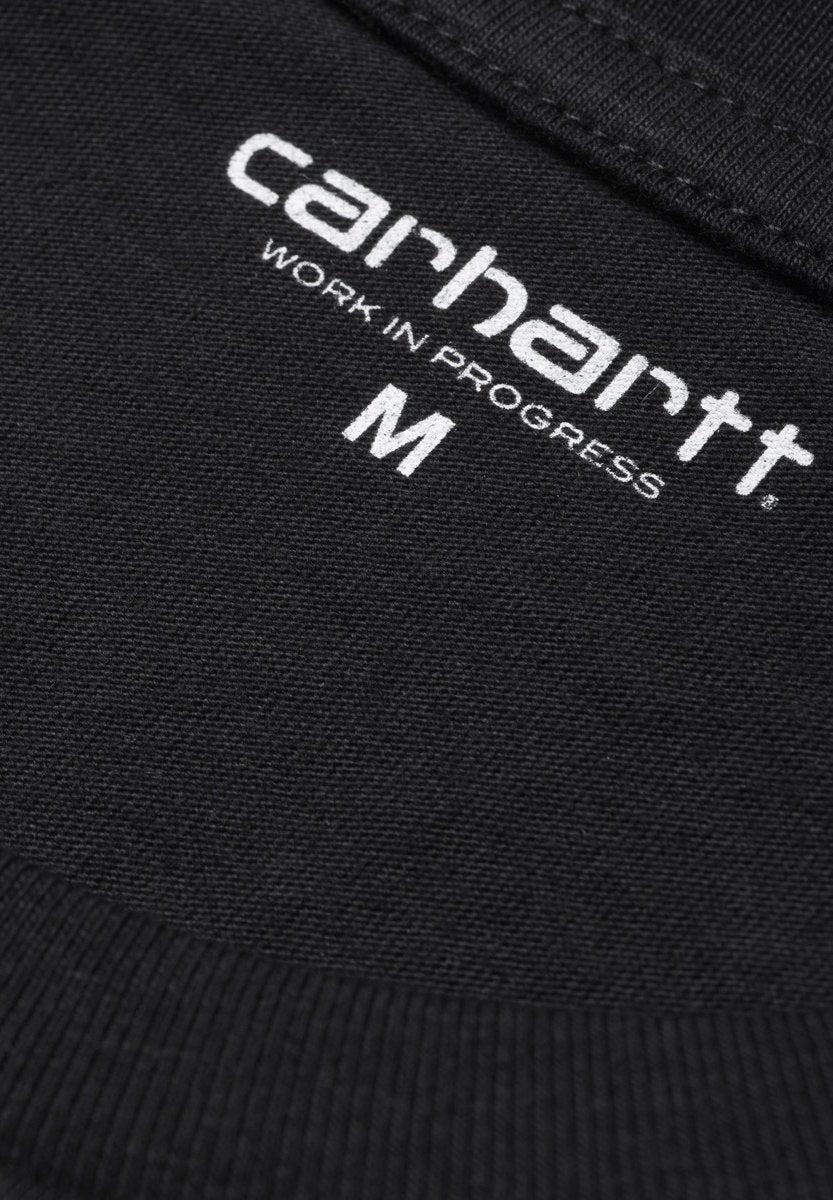 CARHARTT WIP - L/S Base T-Shirt - Black White - BACKYARD