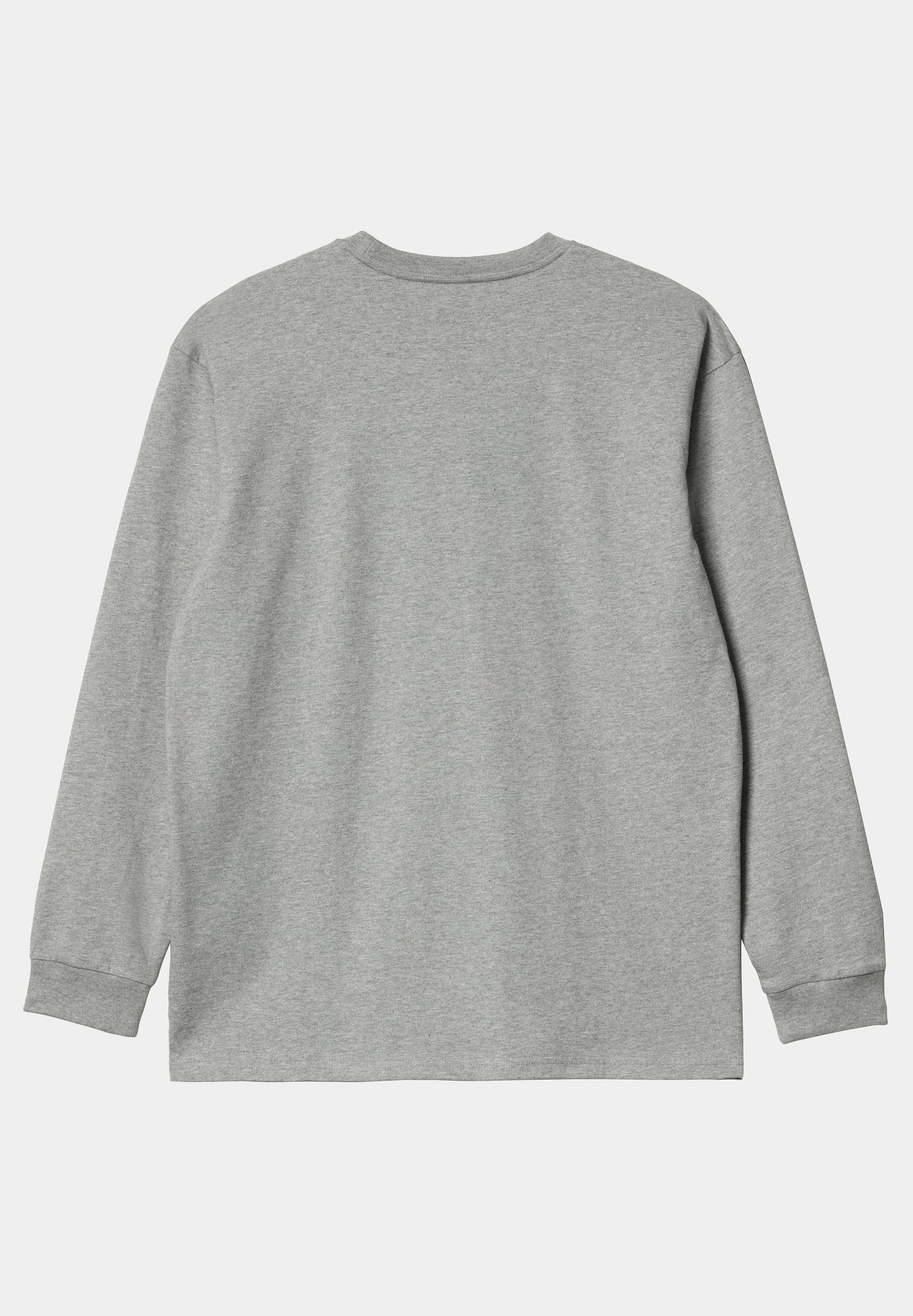 CARHARTT WIP - L/S Chase T-Shirt - Grey Heather Gold - BACKYARD