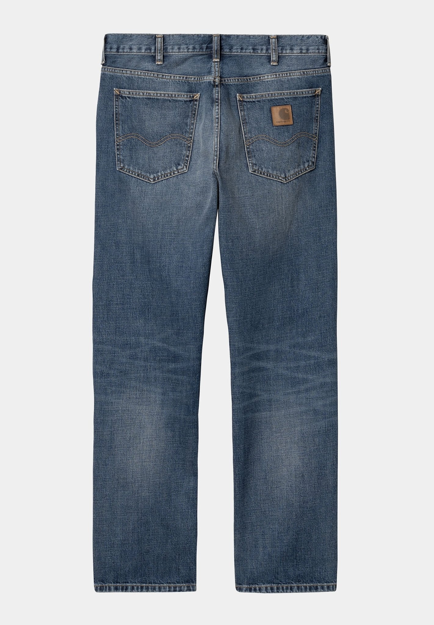 CARHARTT WIP - Marlow Pant - Blue Dark Used Wash - BACKYARD