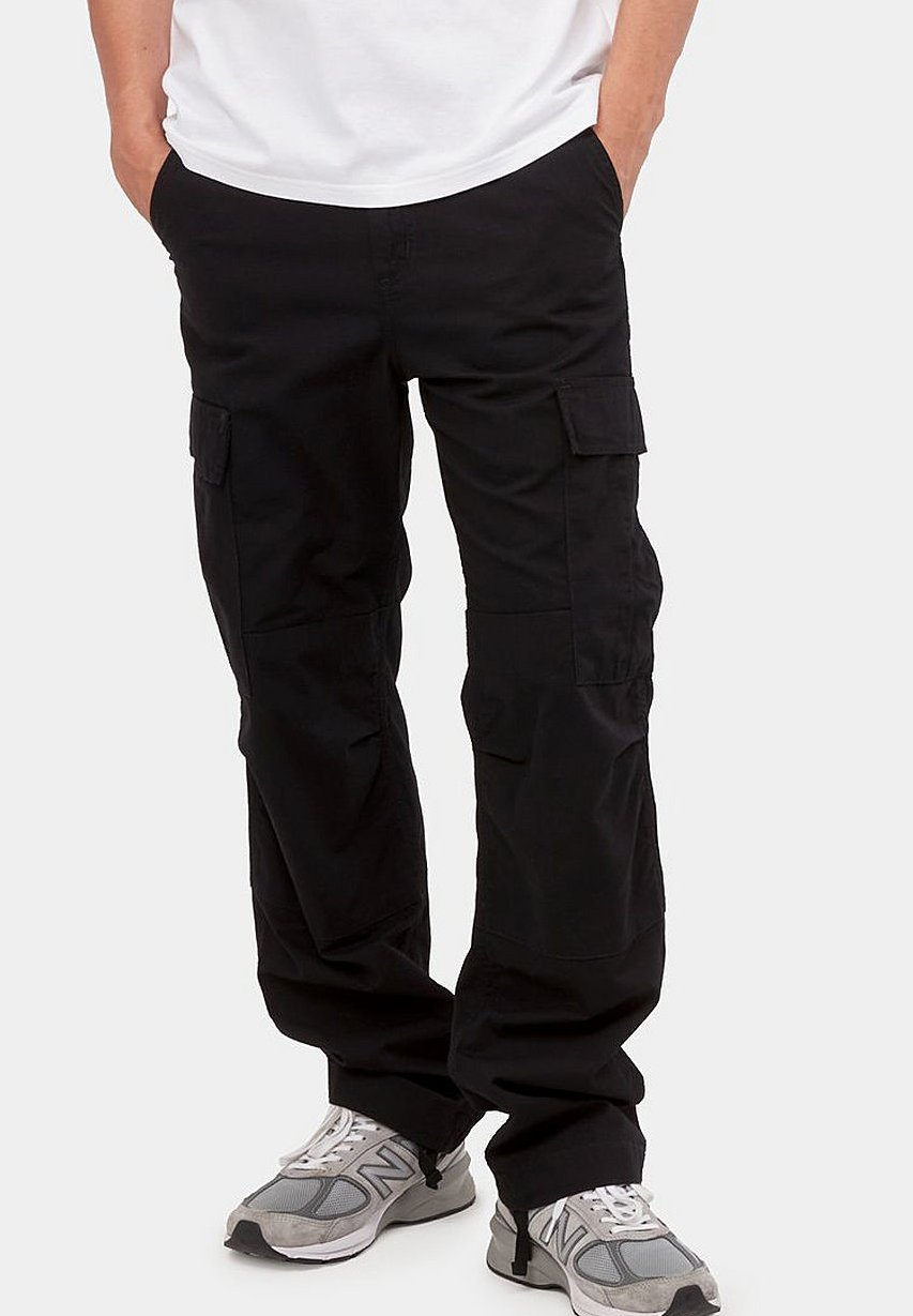 Carhartt WIP Regular Cargo Pant, Black Rinsed