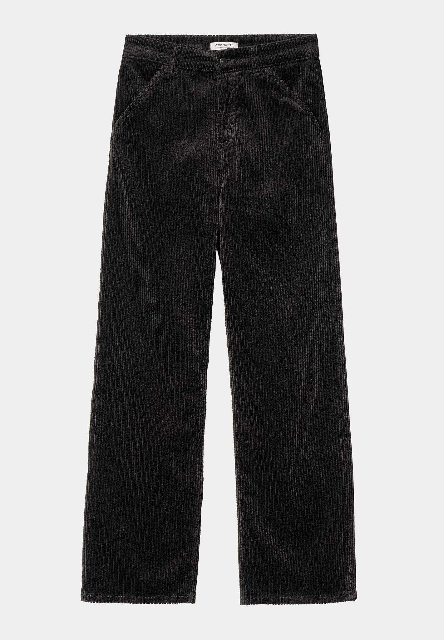 CARHARTT WIP - W' Simple Pant Cord - Black Rinsed - BACKYARD