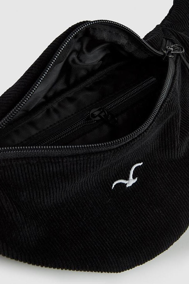 CLEPTOMANICX - Healer Cord Hipbag - Black - BACKYARD