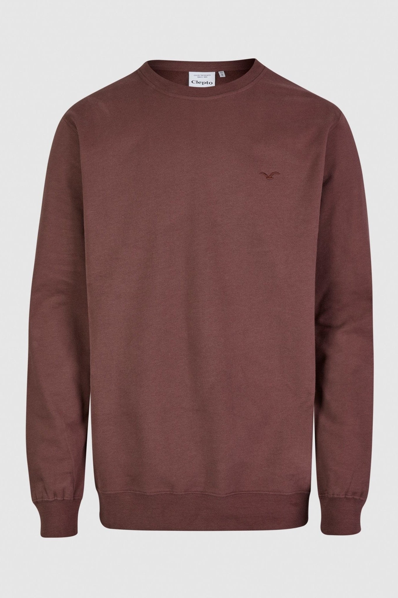 CLEPTOMANICX - Ligull Crewneck - Decadent Chocolate - BACKYARD