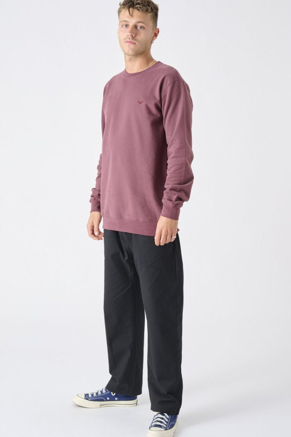 CLEPTOMANICX - Ligull Crewneck - Decadent Chocolate - BACKYARD