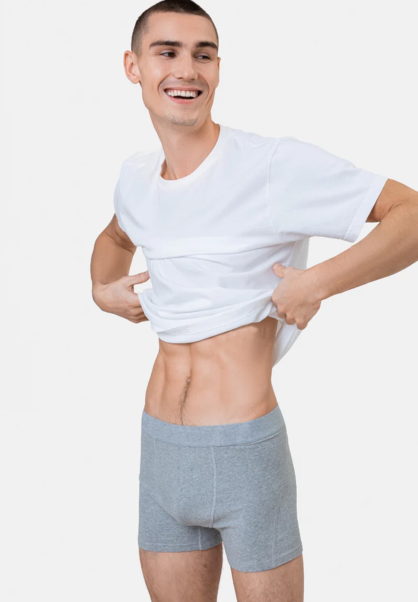 COLORFUL STANDARD - Classic Organic Boxer Briefs - Lava Grey - BACKYARD