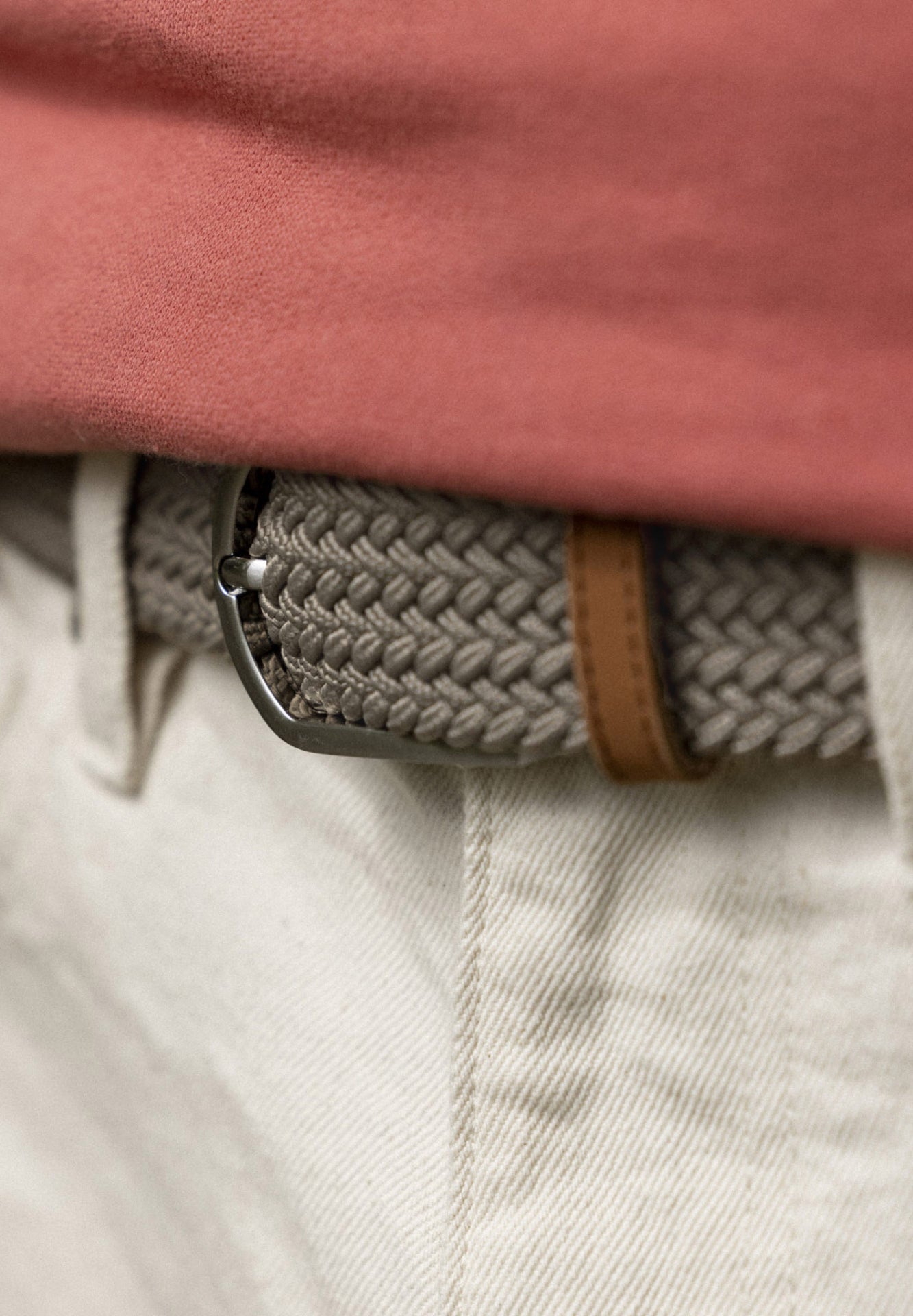 FAGUO - Belt Syn Woven - Beige 01 - BACKYARD