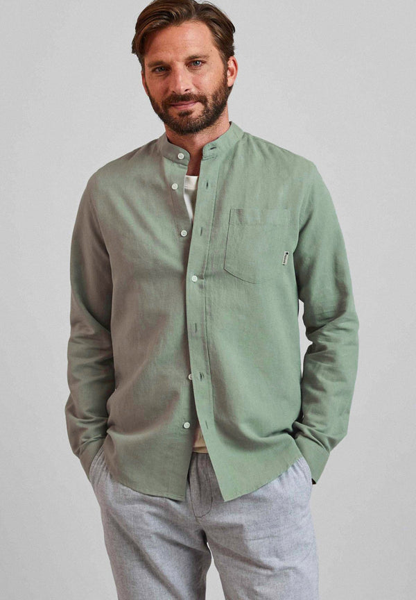 FAGUO-Chiavari Shirt Linen - BACKYARD