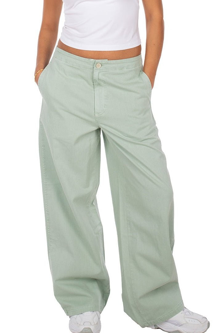 IRIEDAILY - Isie Pant - Light Sage - BACKYARD