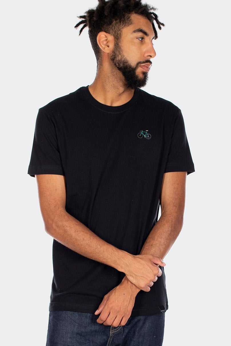 IRIEDAILY - Peaceride Emb Tee - Black - BACKYARD