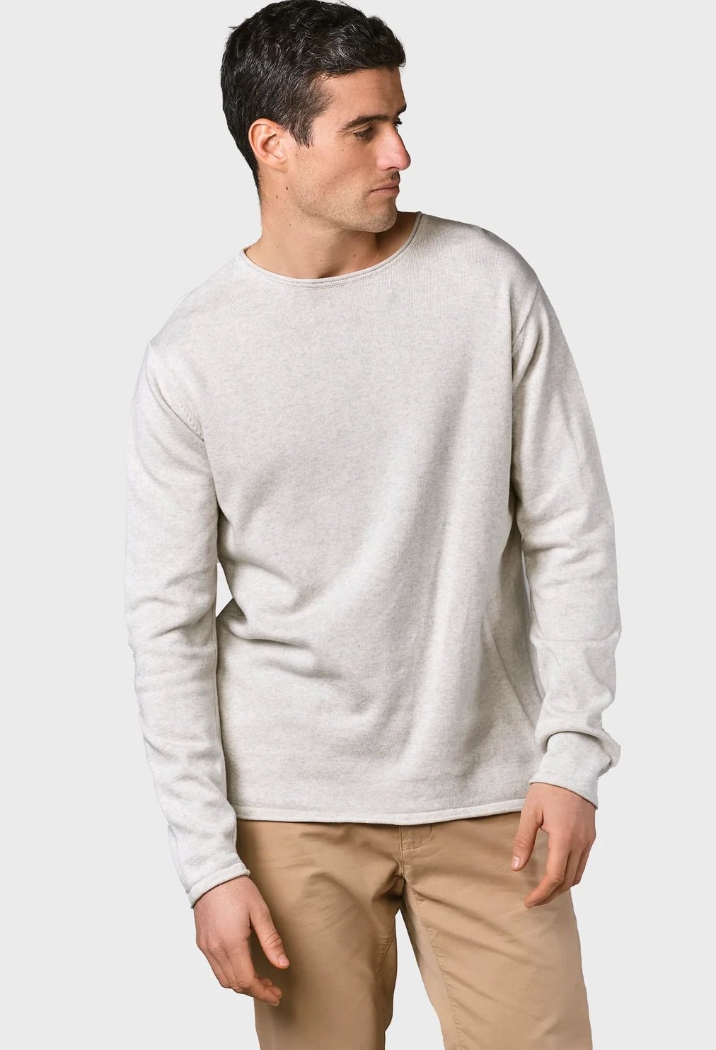 KLITMOLLER COLLECTIVE - Noah Knit - Cream Melange - BACKYARD