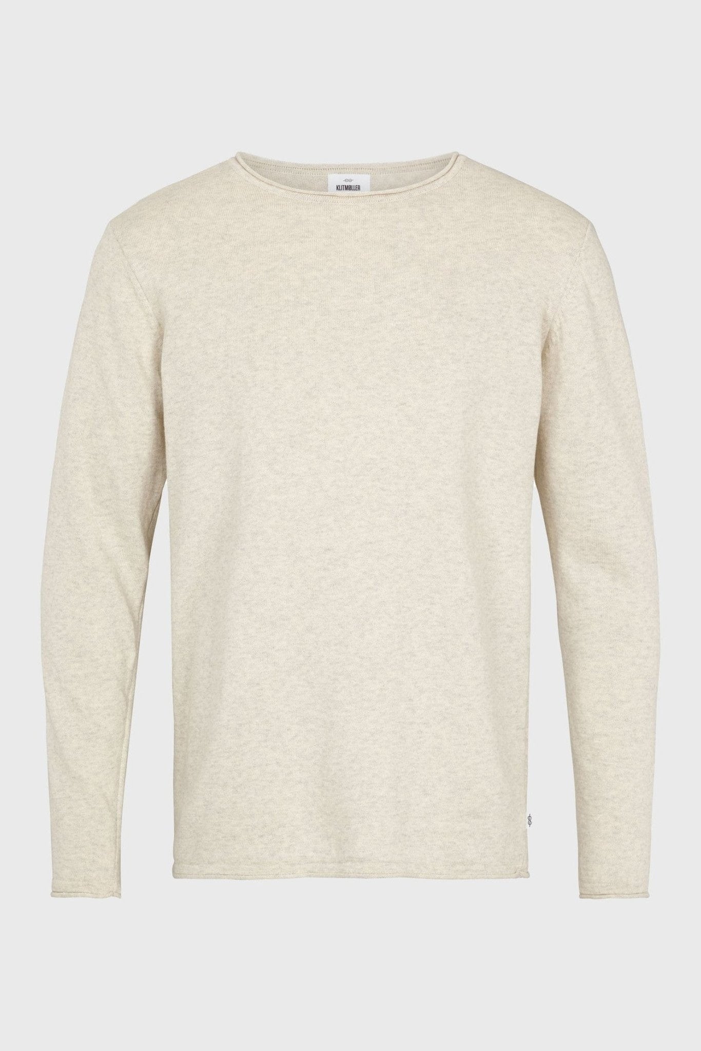 KLITMOLLER COLLECTIVE - Noah Knit - Cream Melange - BACKYARD
