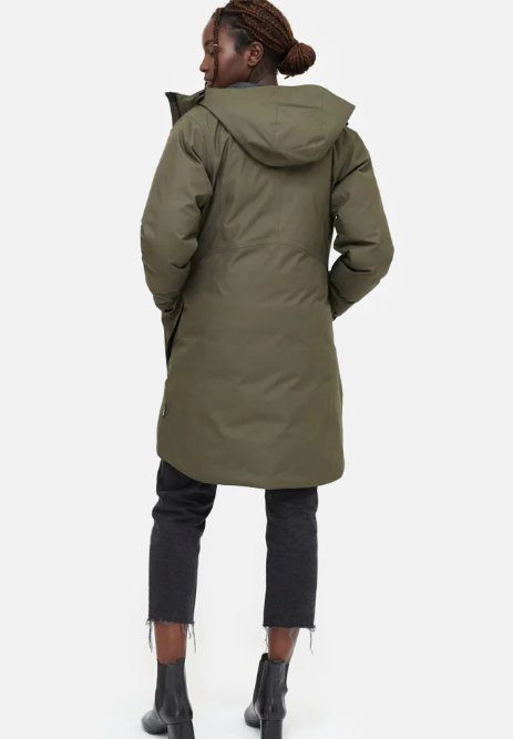 TENTREE - W Daily Parka - Black Olive Green - BACKYARD