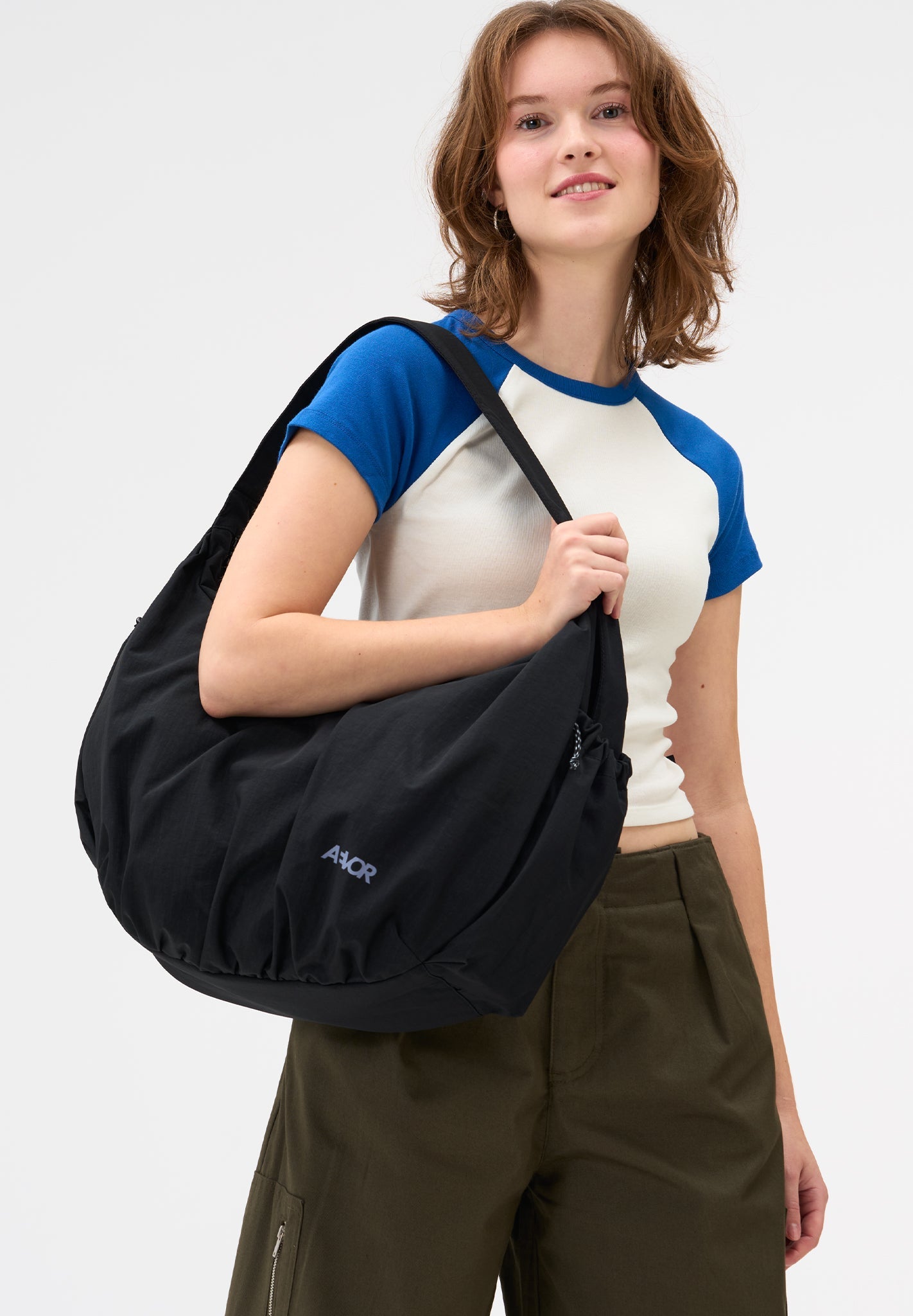 AEVOR - Slouchy Bag - Black - BACKYARD