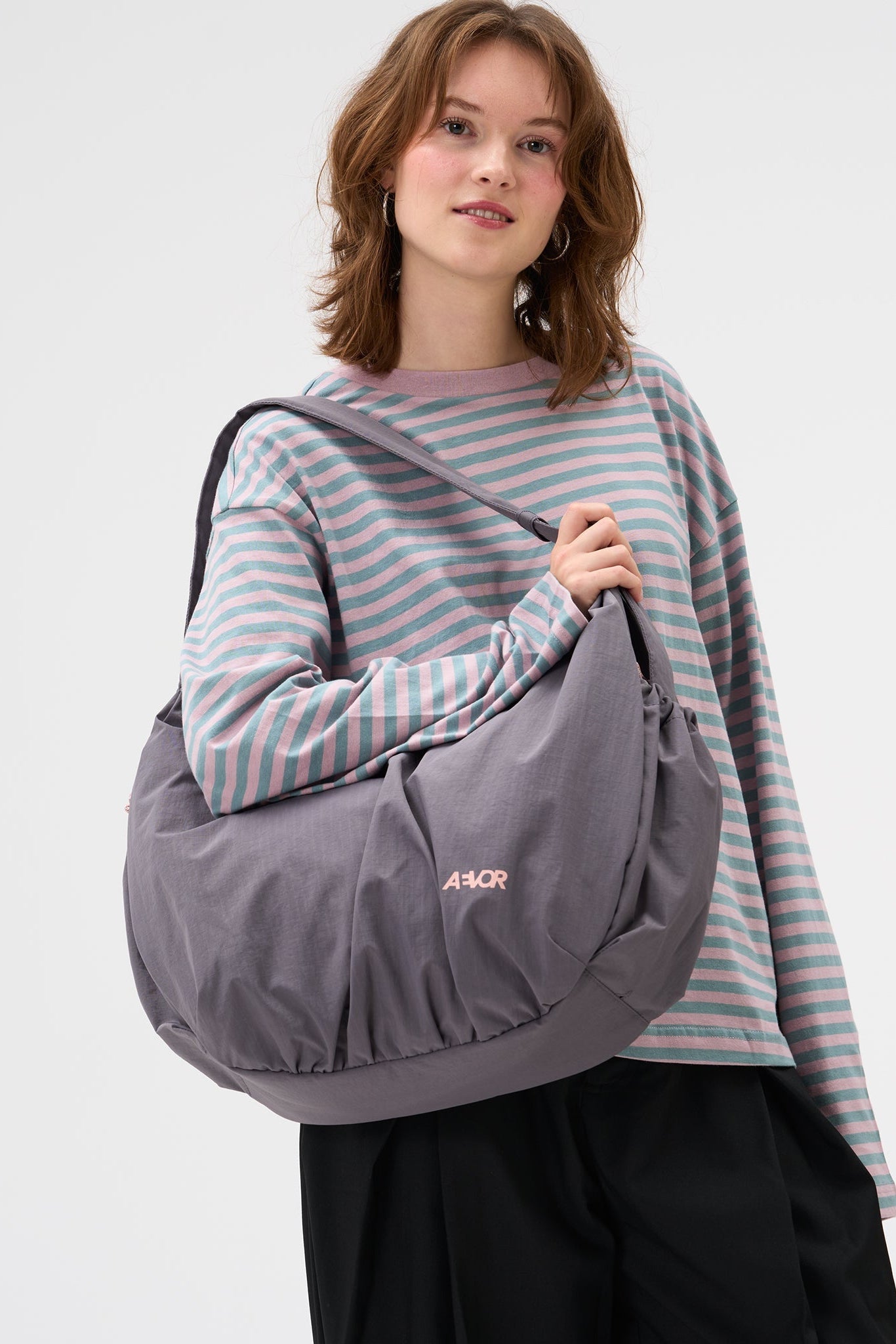 AEVOR - Slouchy Bag - Grey - BACKYARD