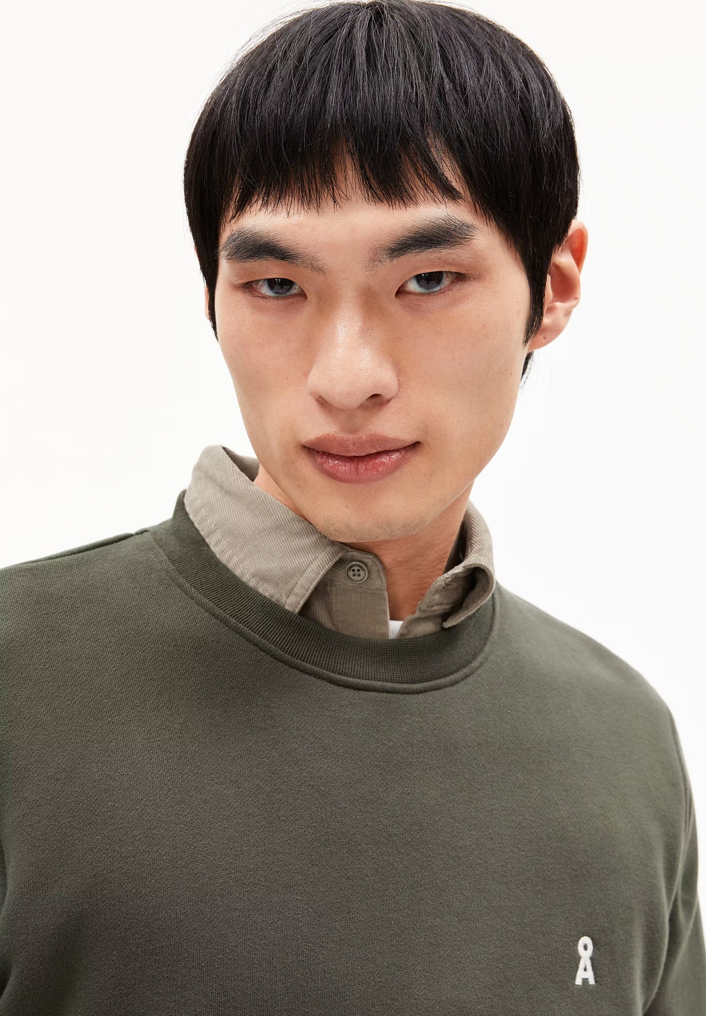 ARMEDANGELS - Baaro Fleece - Forest Pine - BACKYARD