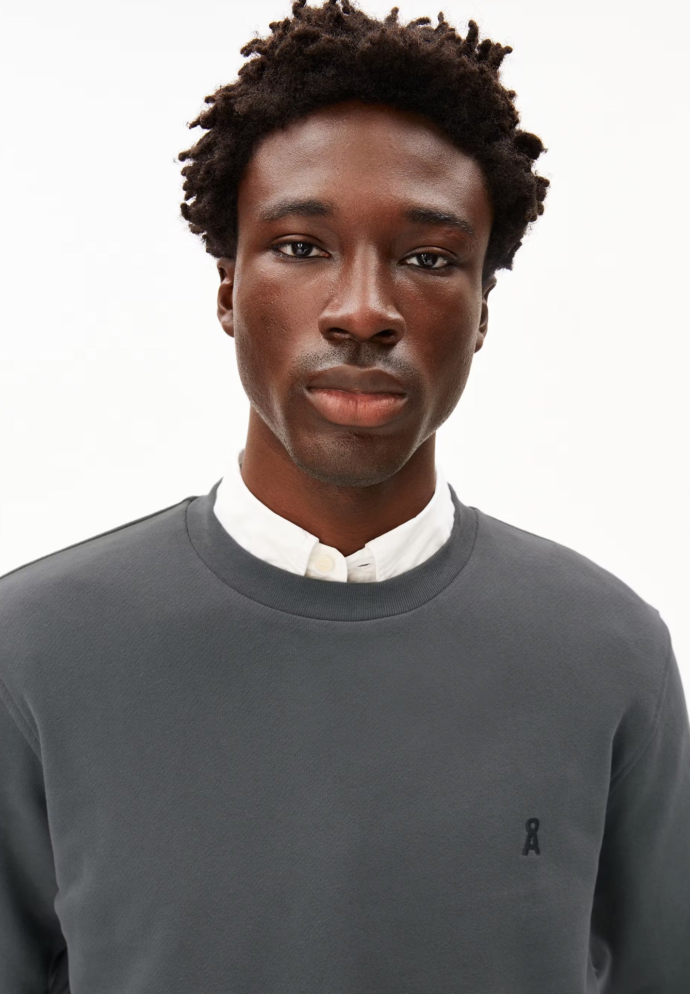 ARMEDANGELS - Baaro Fleece - Space Steel - BACKYARD