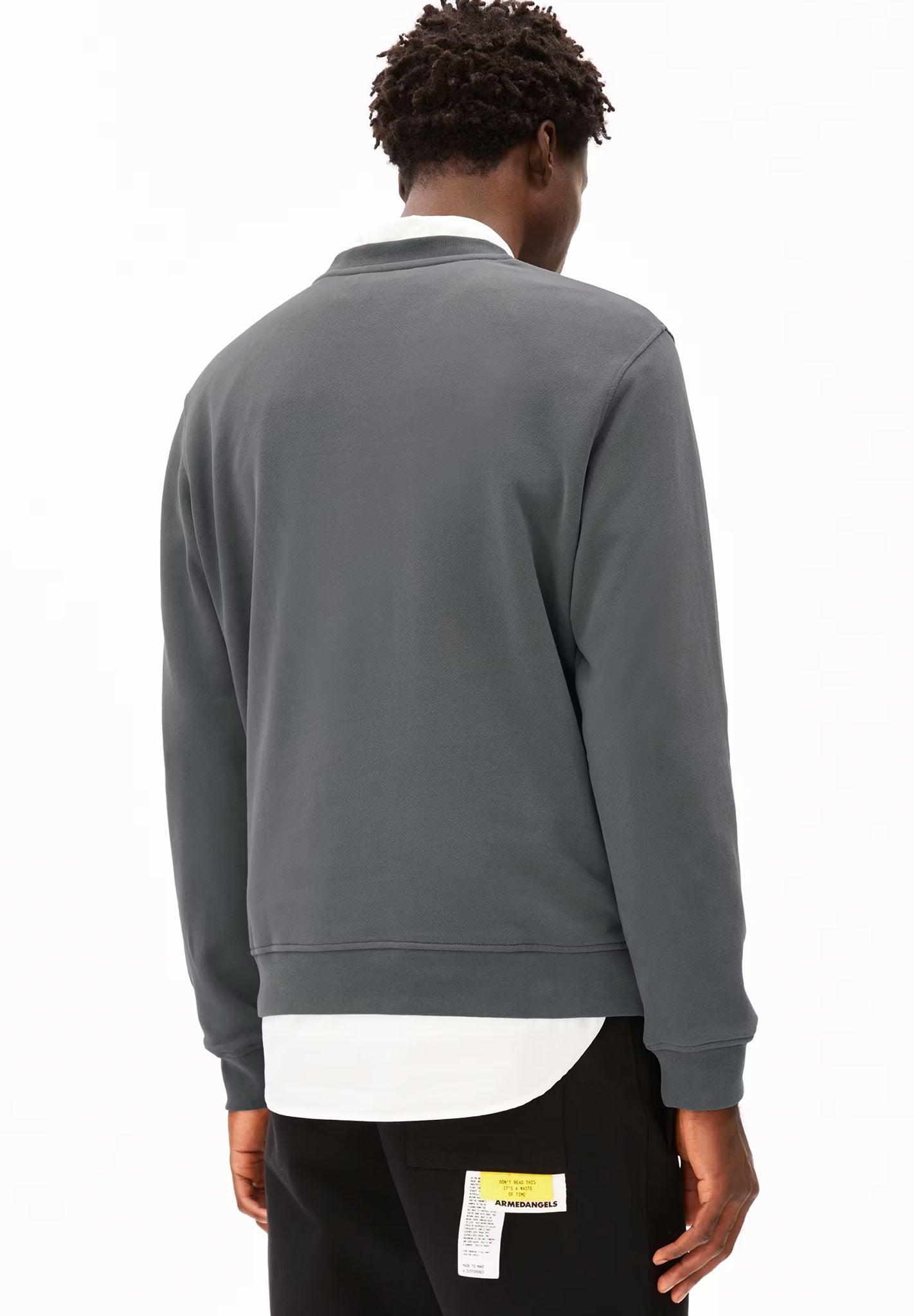 ARMEDANGELS - Baaro Fleece - Space Steel - BACKYARD