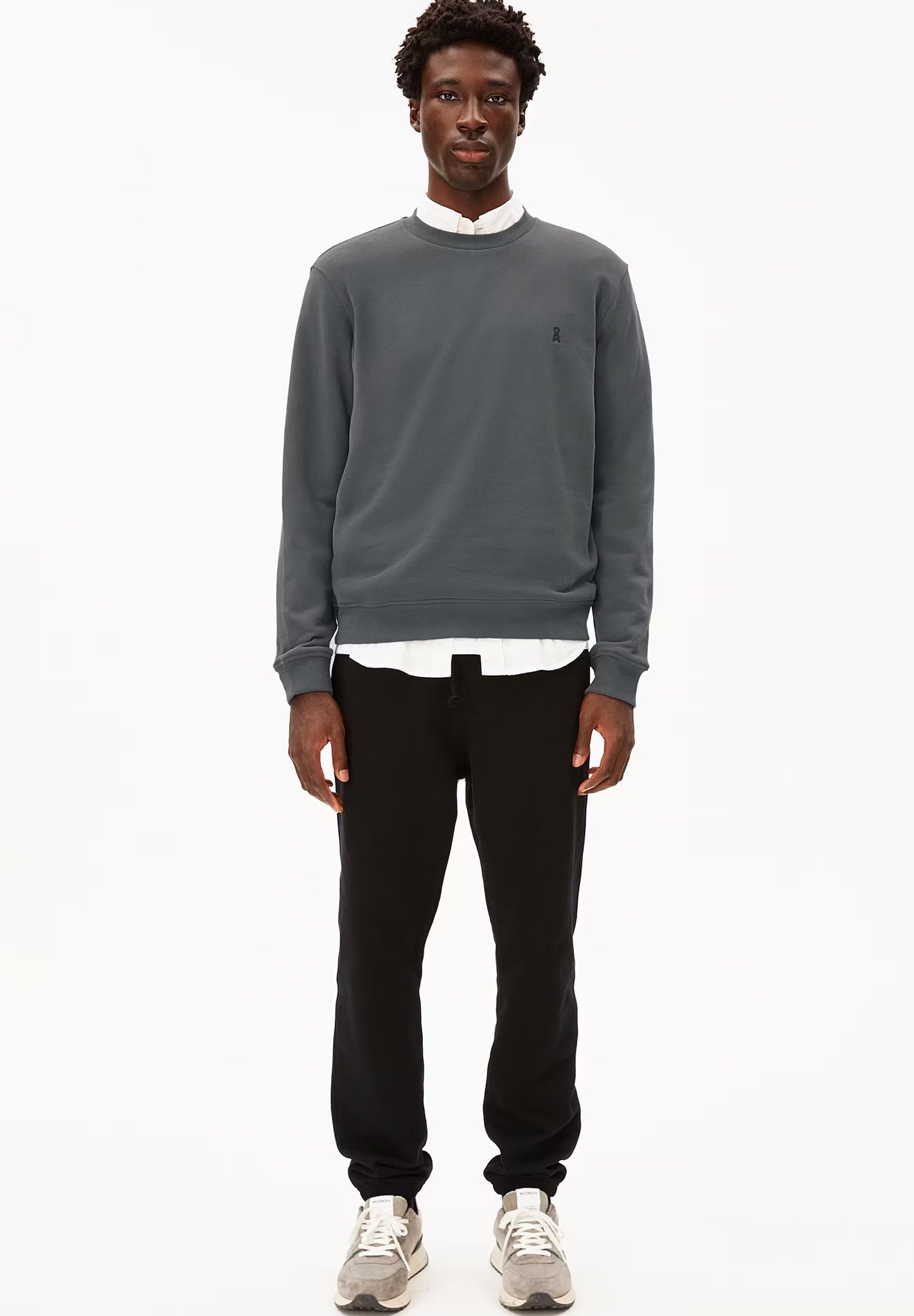 ARMEDANGELS - Baaro Fleece - Space Steel - BACKYARD