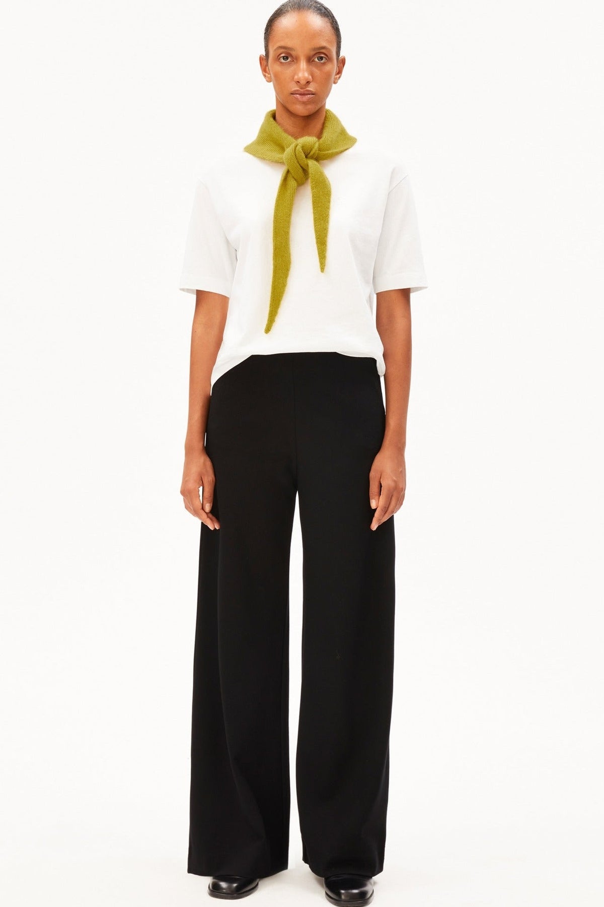 ARMEDANGELS-Basic Jersey Wide Leg Pant-Black-BACKYARD