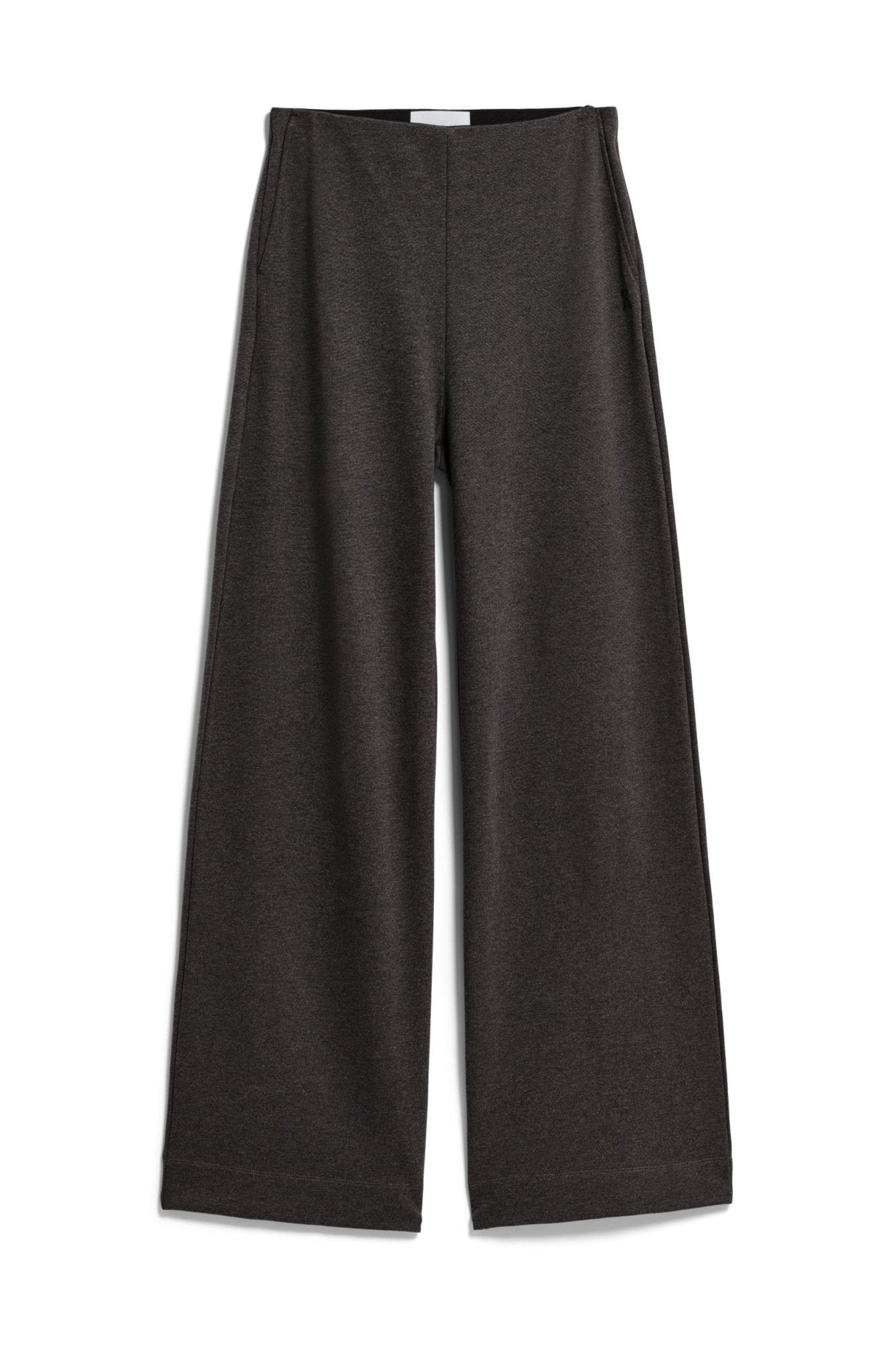 ARMEDANGELS-Basic Jersey Wide Leg Pant-Steel Melange-BACKYARD