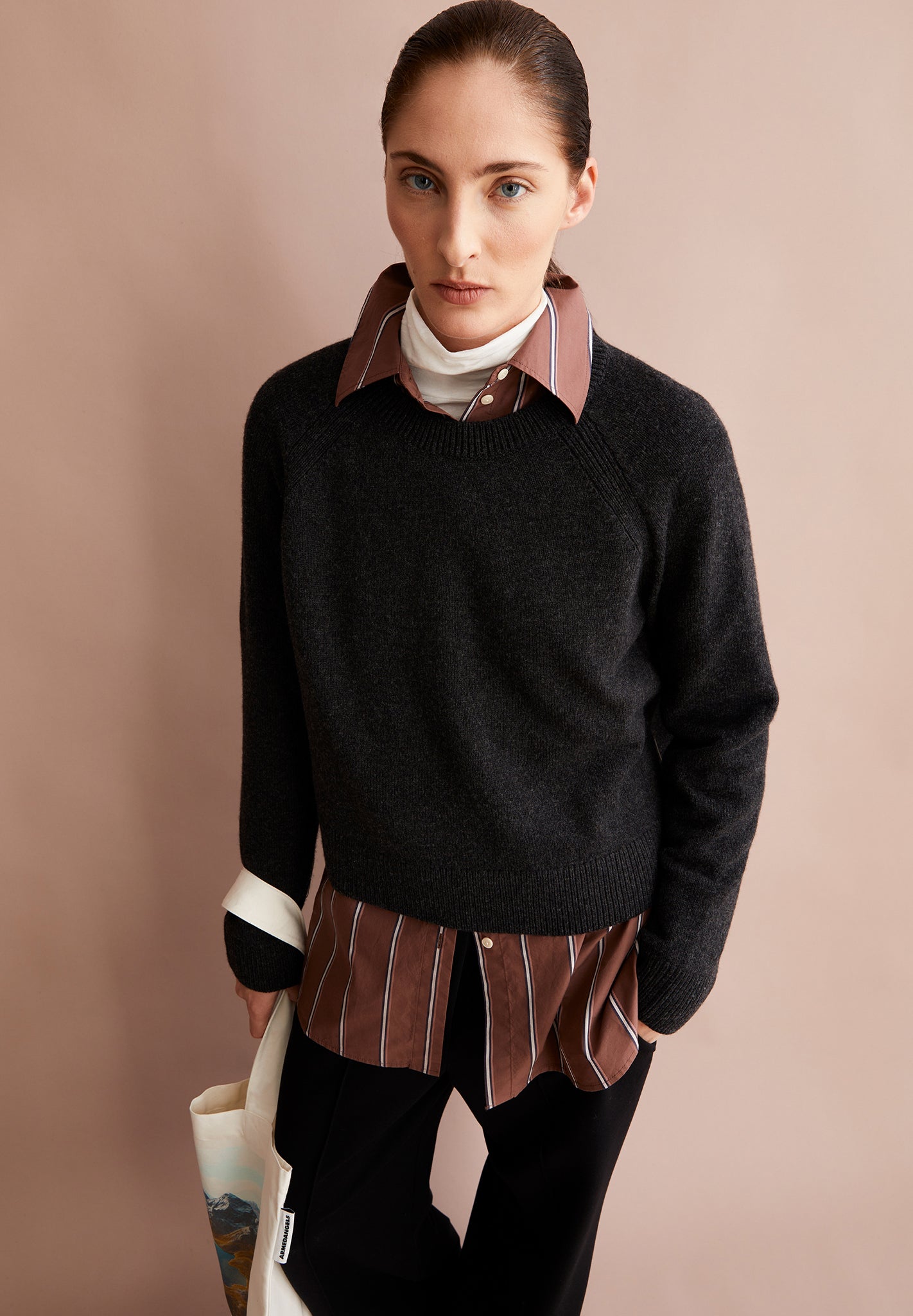 ARMEDANGELS - Diliriaa Reglana - Steel Melange - BACKYARD