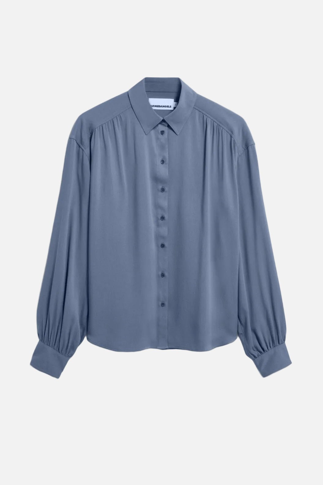 ARMEDANGELS-Efinaraa Ecovero Blouse-Dusty Moon-BACKYARD
