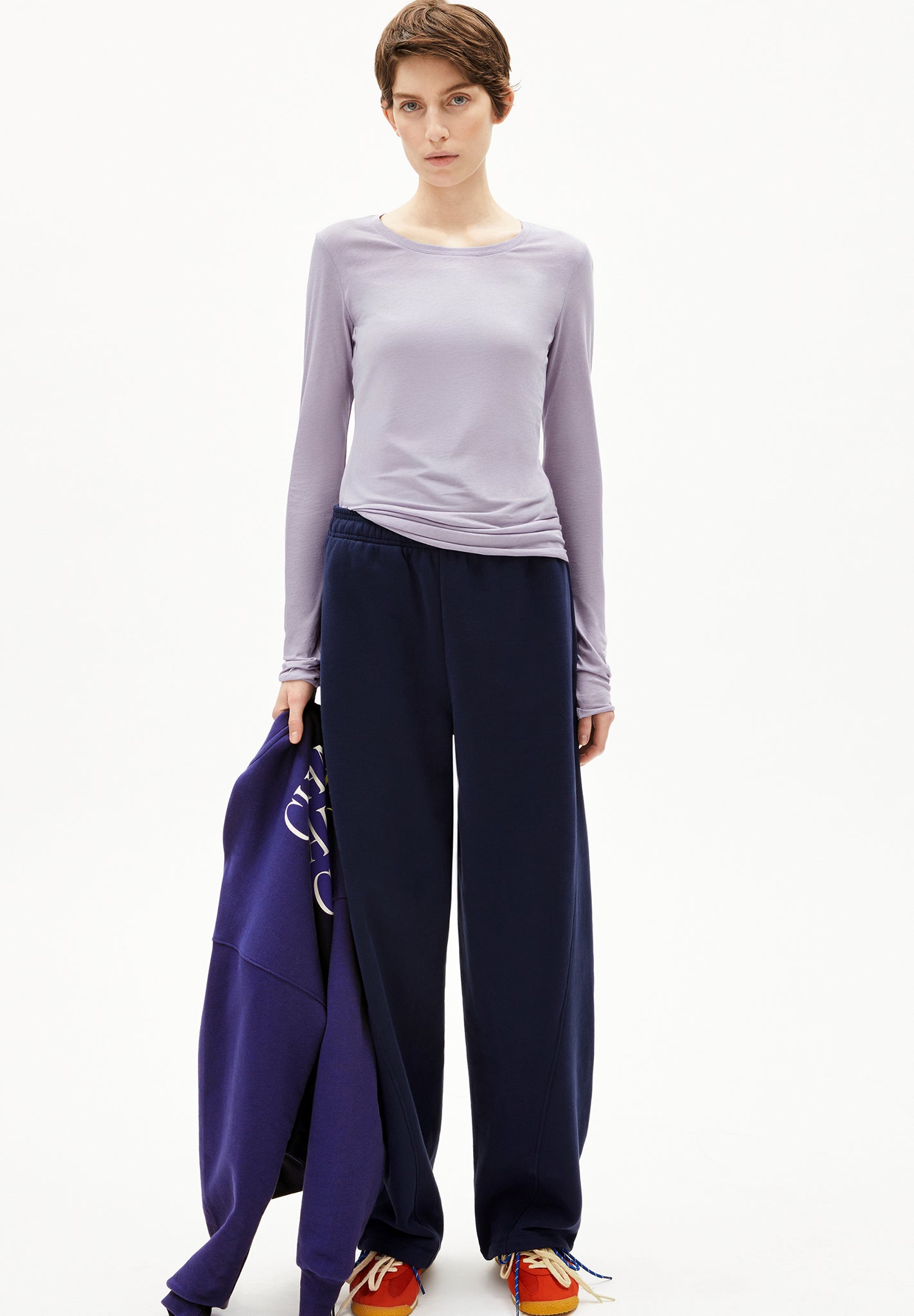 ARMEDANGELS - Einiaara Soft - Frozen Lavender - BACKYARD