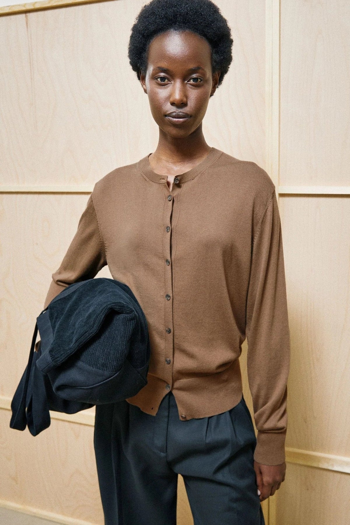ARMEDANGELS-Fine Knit Cardigan-Amberwood-BACKYARD