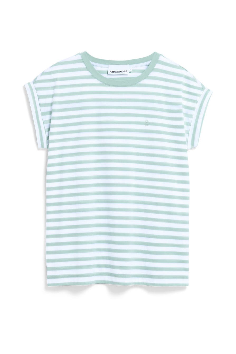 ARMEDANGELS - Idaara Stripes - White Foam - BACKYARD