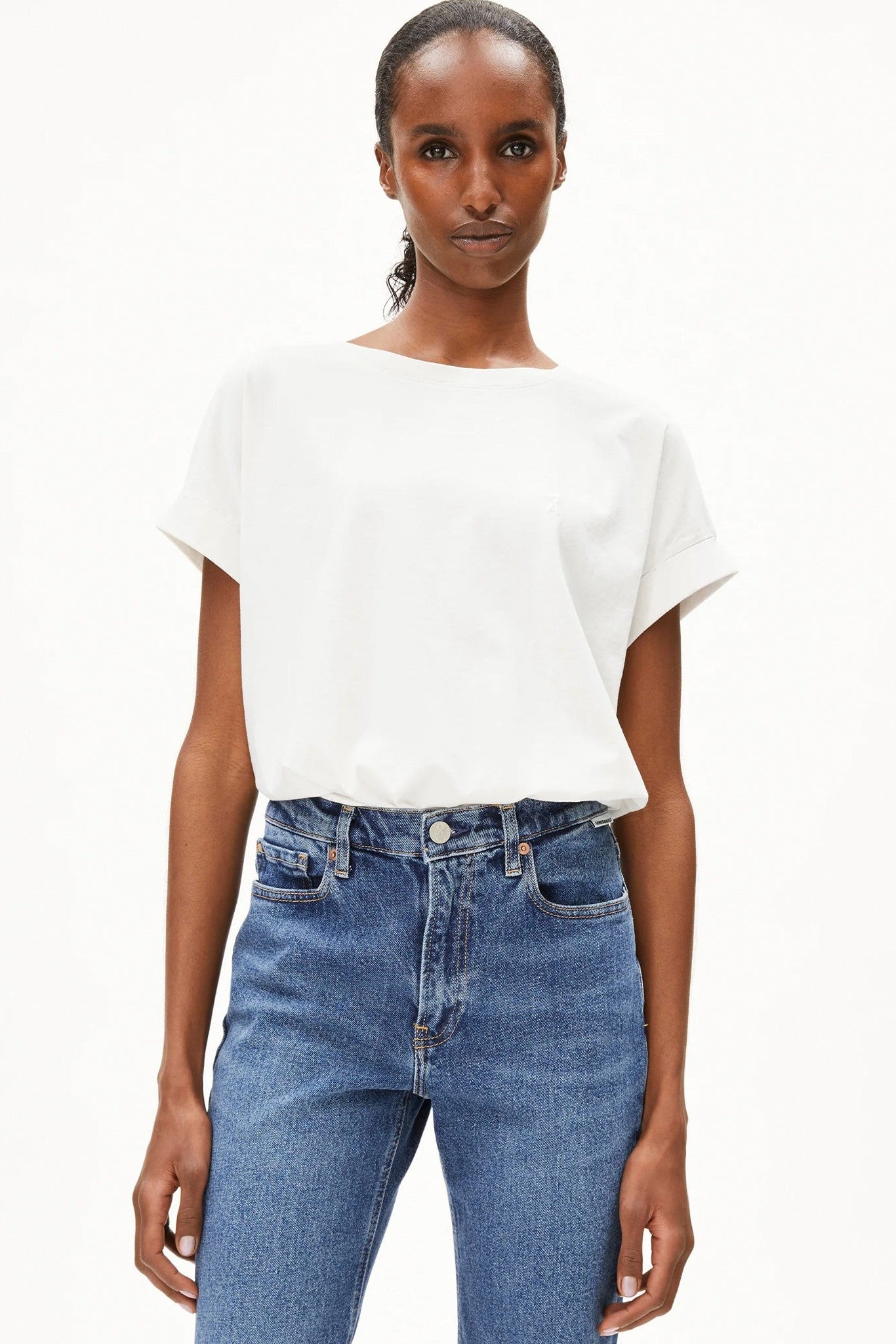 ARMEDANGELS - Idaara - White - BACKYARD