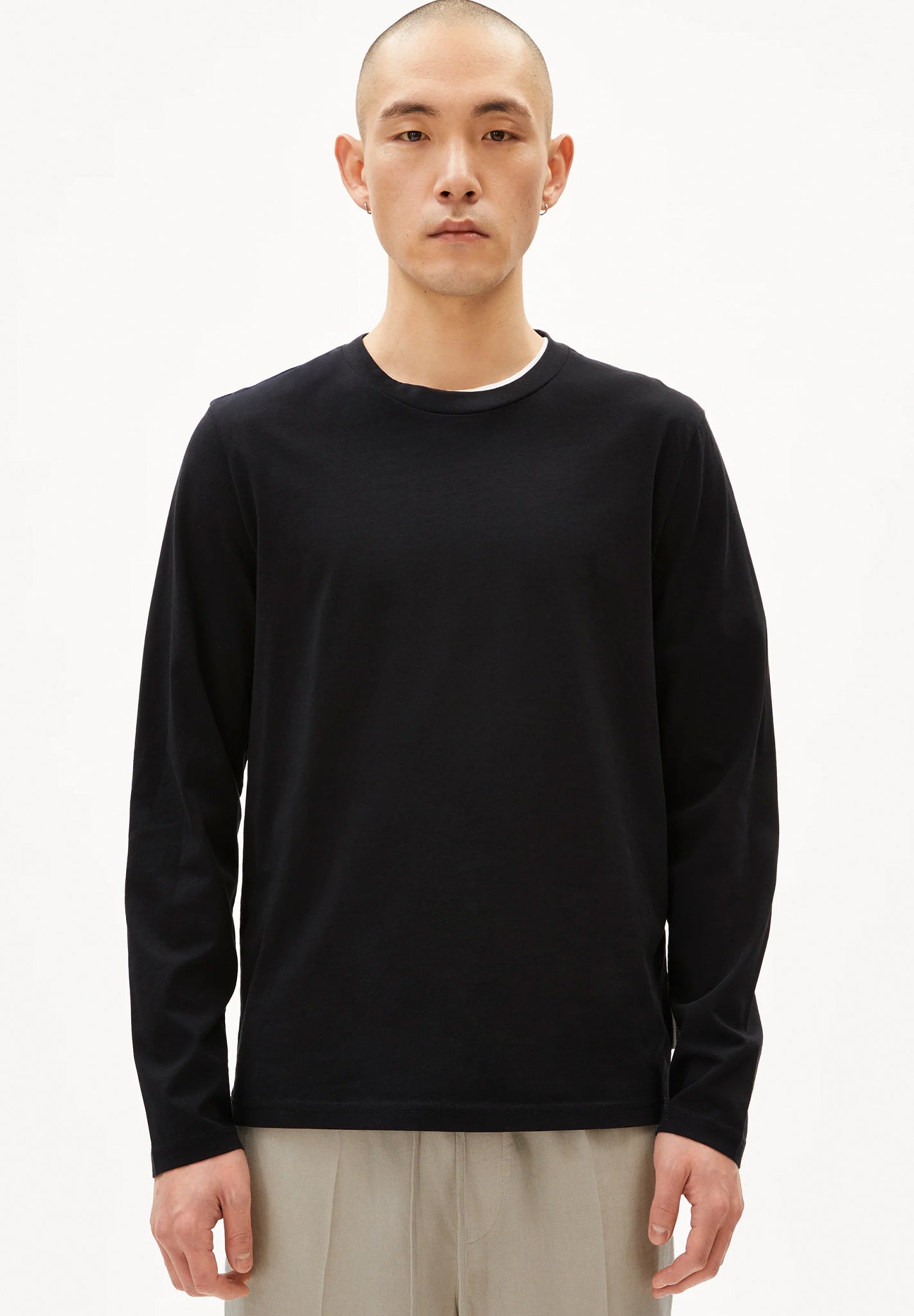 ARMEDANGELS - Jaames Longsleeve - Black - BACKYARD