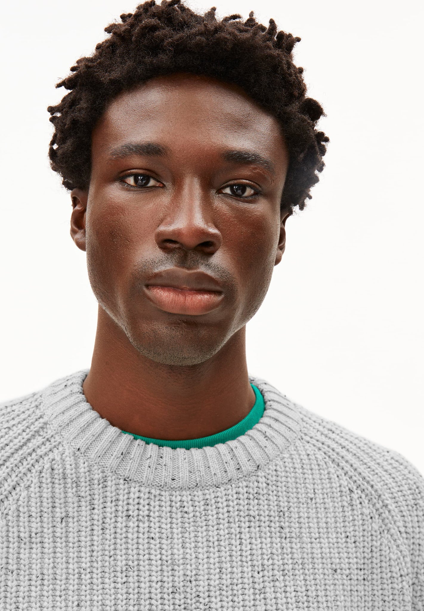 ARMEDANGELS - Kiaano Tweed - Oatmilk Black Tweed - BACKYARD