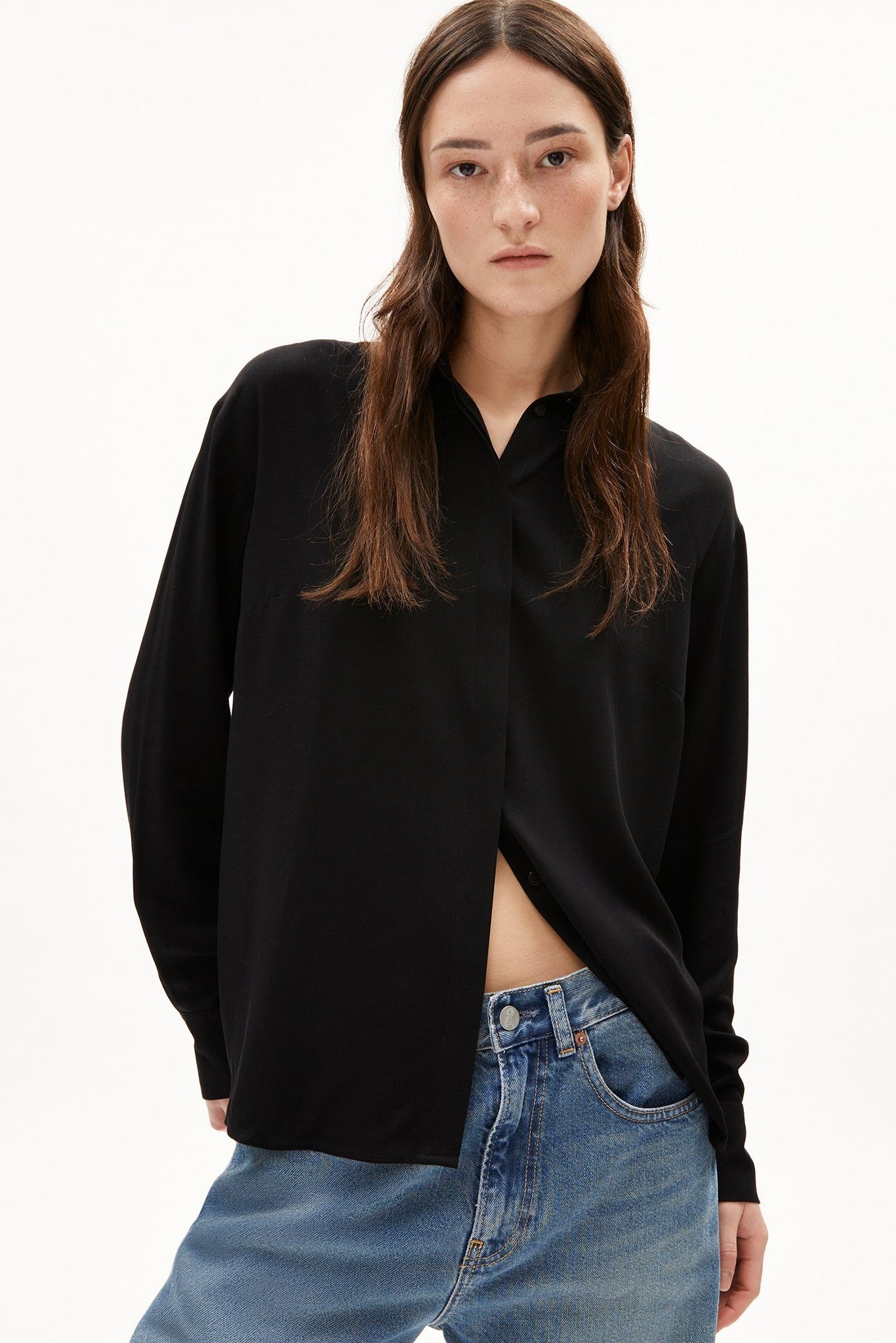 ARMEDANGELS - Larisaana Longsleeve - Black - BACKYARD