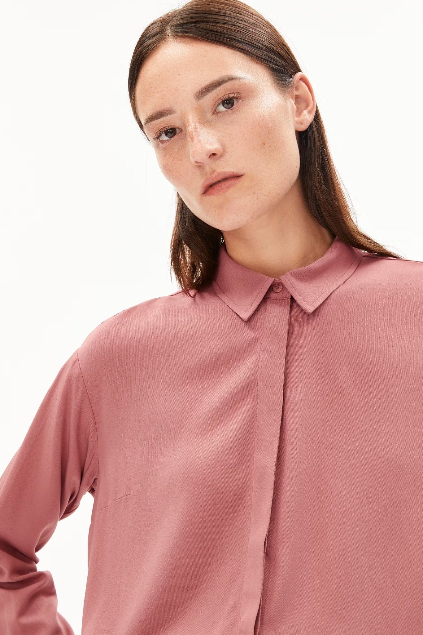 ARMEDANGELS - Larisaana Longsleeve - Light Berry - BACKYARD