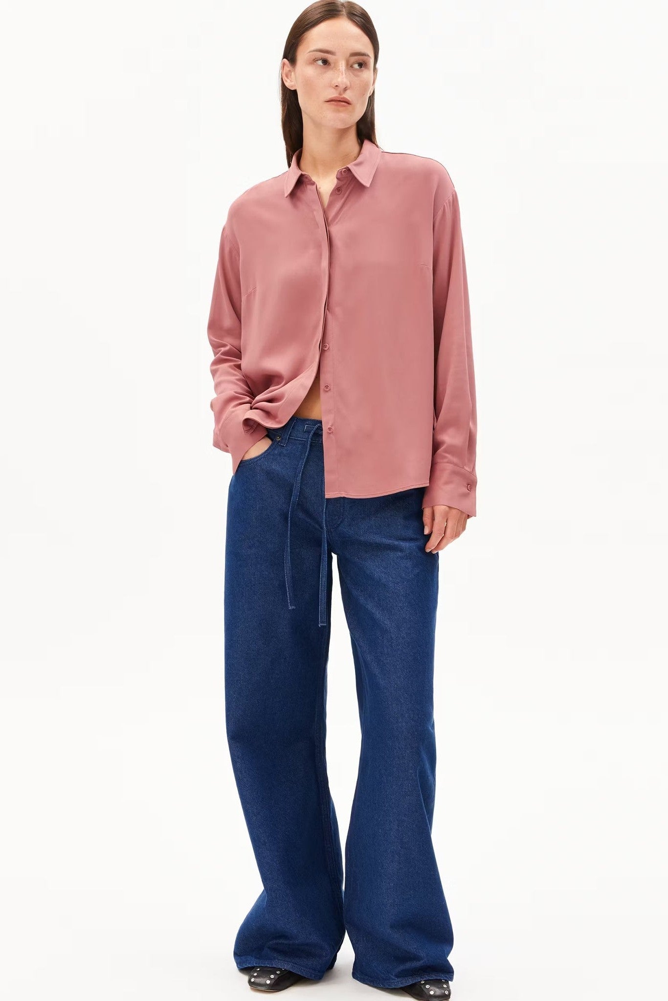 ARMEDANGELS - Larisaana Longsleeve - Light Berry - BACKYARD