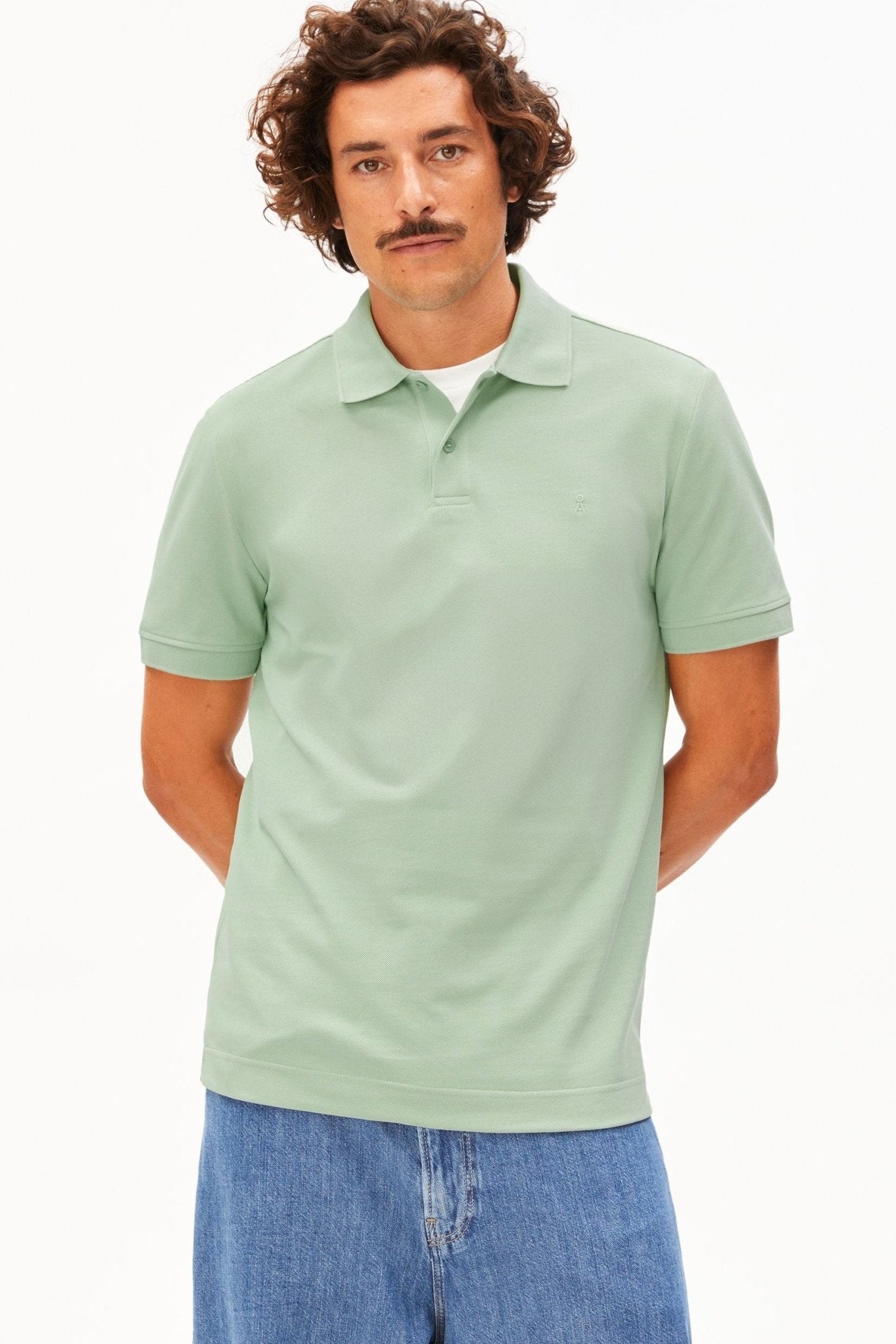 ARMEDANGELS - Maario Poloshirt - Foam - BACKYARD