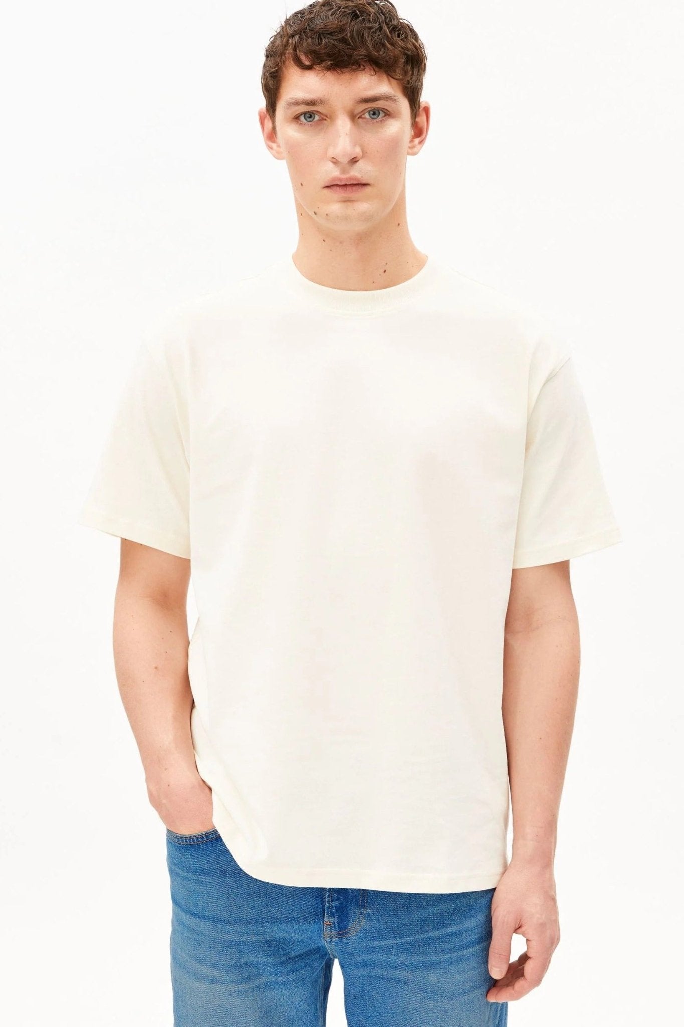 ARMEDANGELS - Maarkos Heavy Weight - Oatmilk - BACKYARD