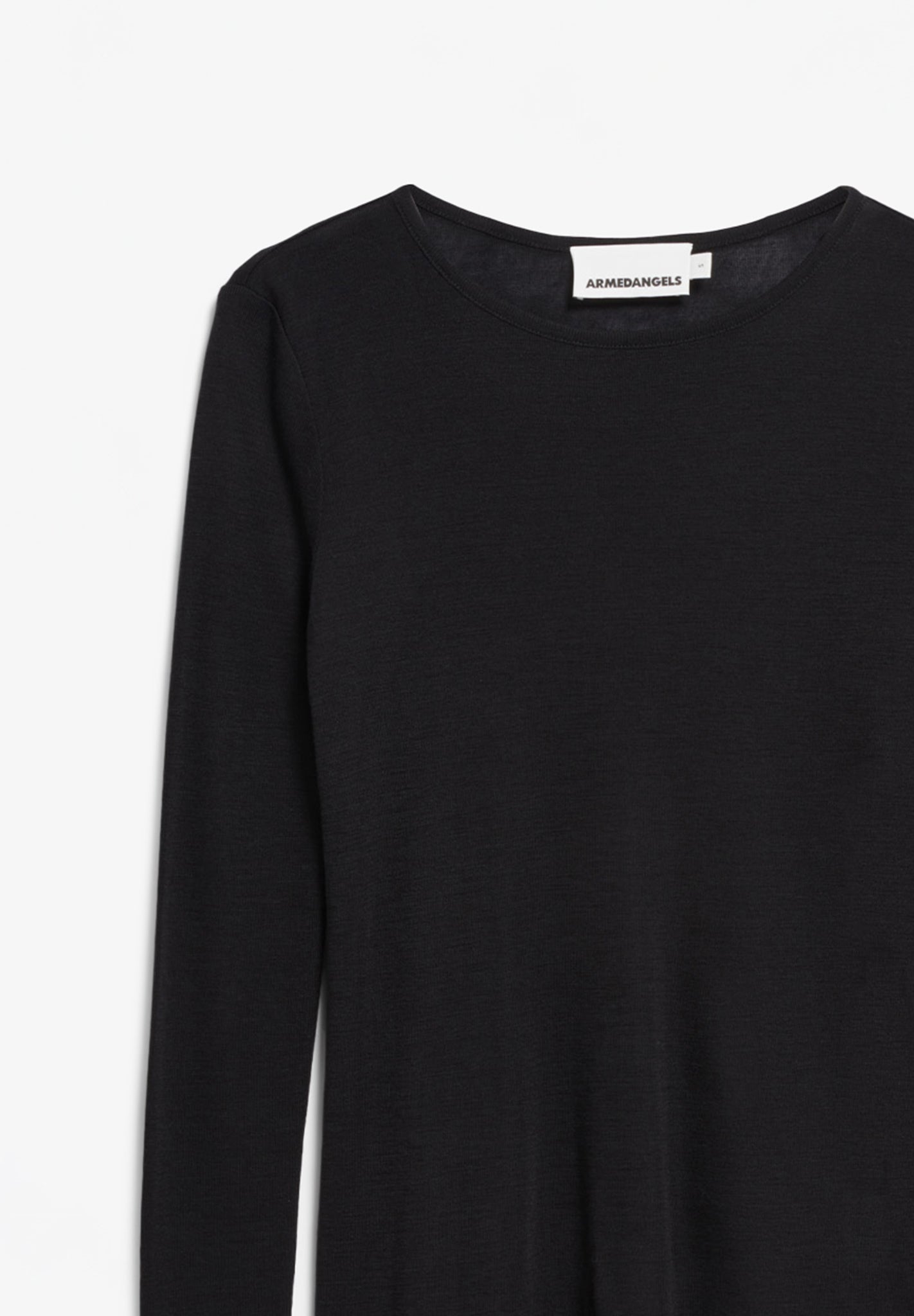 ARMEDANGELS - Maiaa Wool Blend - Black - BACKYARD