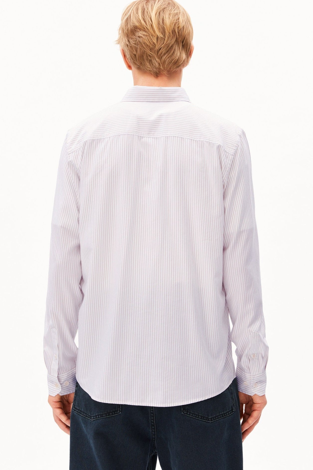 ARMEDANGELS-Quaasa Stripes-Honey Reed-BACKYARD
