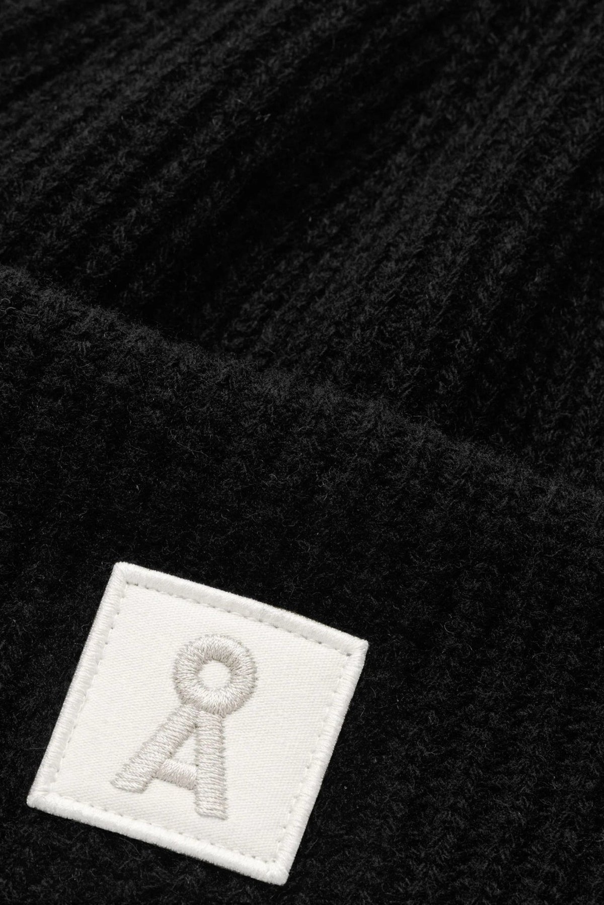 ARMEDANGELS-Women Iconic Å Wool Hat-Black-BACKYARD