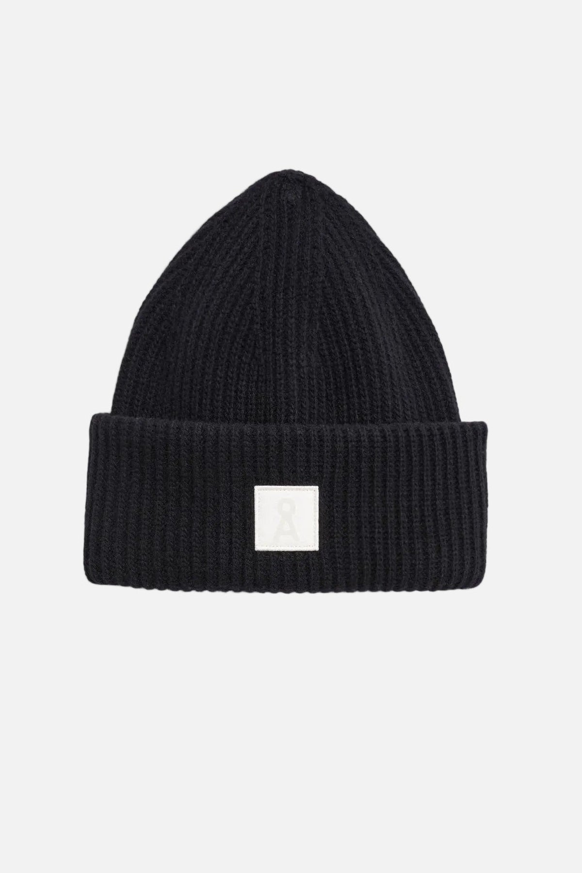 ARMEDANGELS-Women Iconic Å Wool Hat-Black-BACKYARD