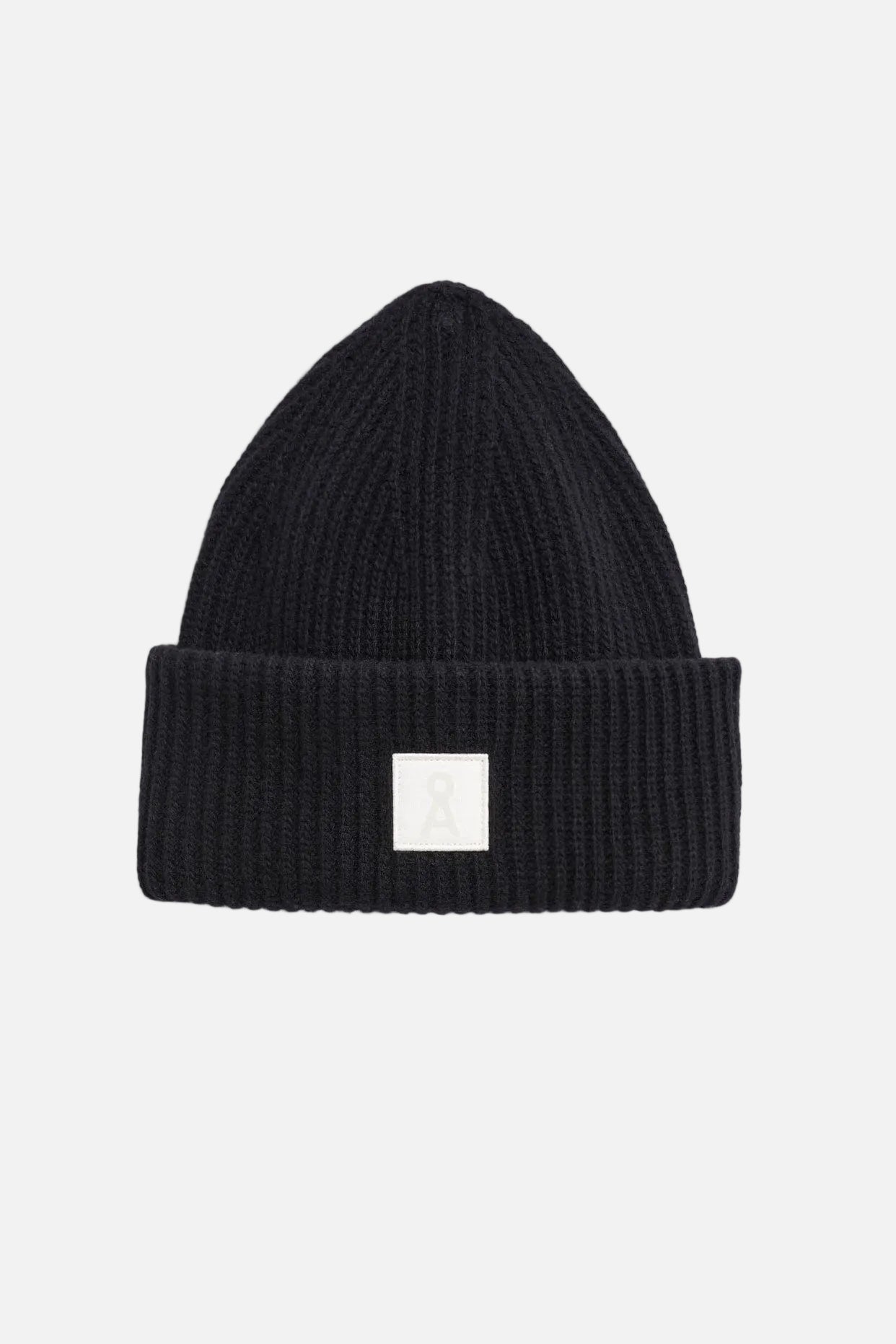 ARMEDANGELS-Women Iconic Å Wool Hat-Black-BACKYARD