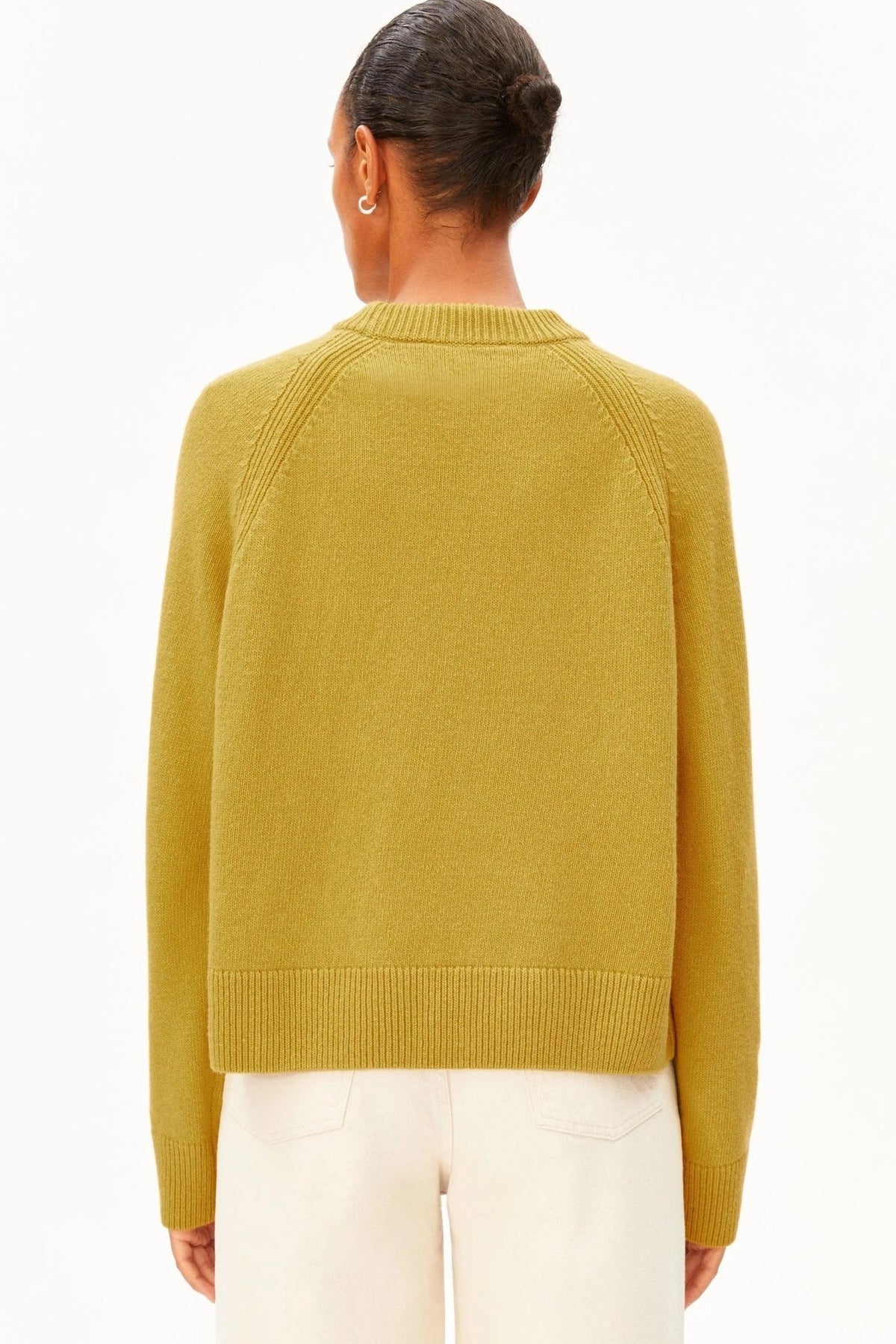 ARMEDANGELS-Wool Knit Sweater-Mosslace-BACKYARD