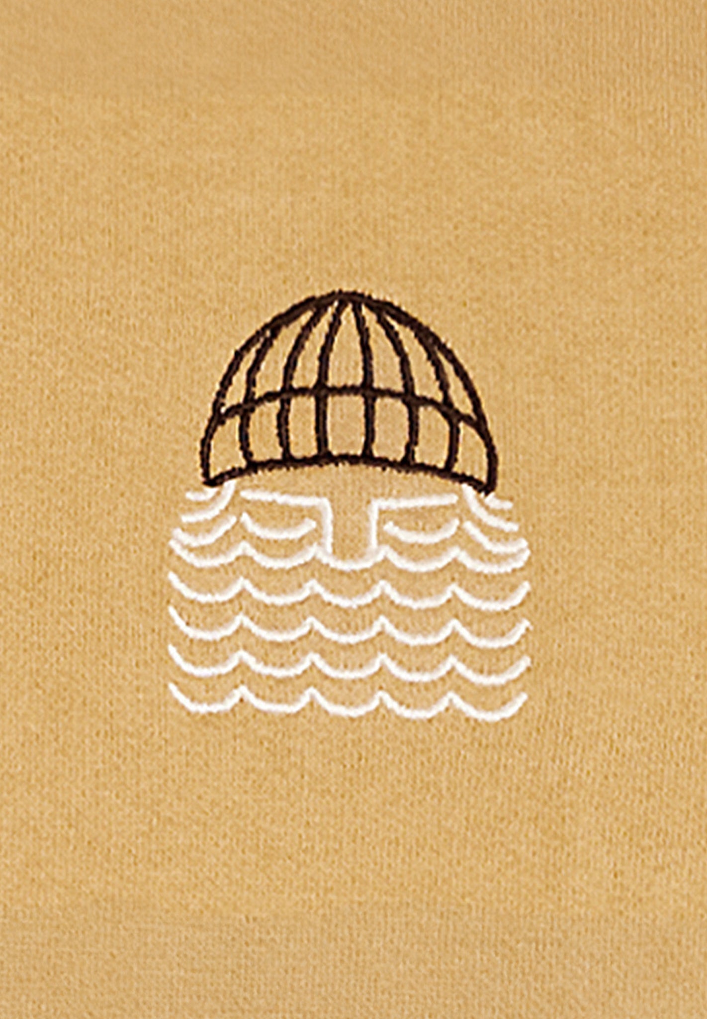 BASK IN THE SUN - Mini To The Sea Sweat - Coffee - BACKYARD