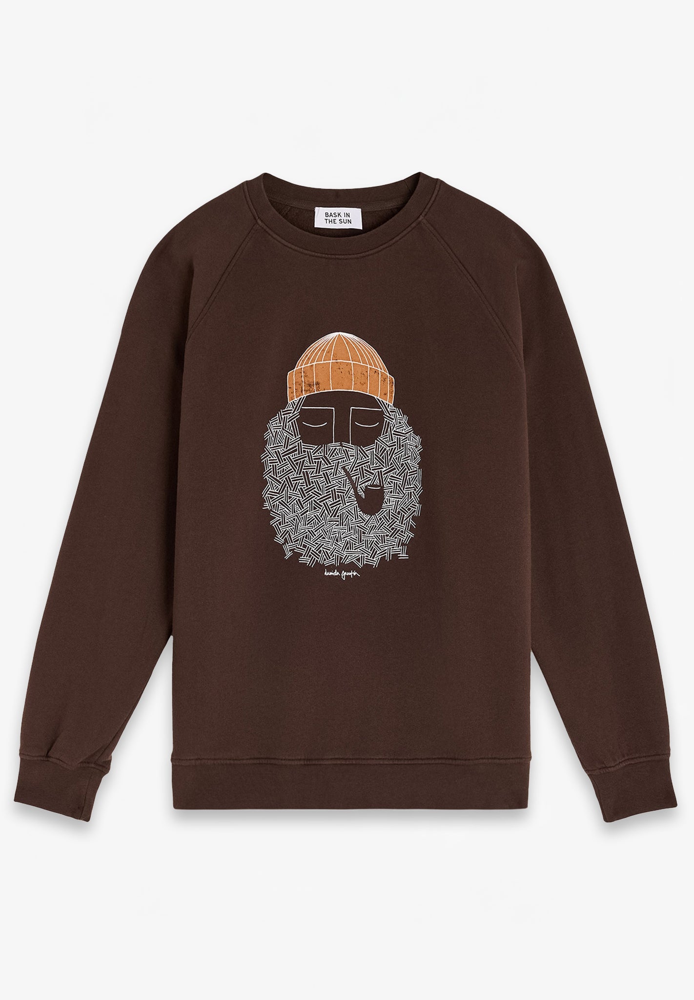 BASK IN THE SUN - Smoking Pipe Sweat - Chocolate - BACKYARD