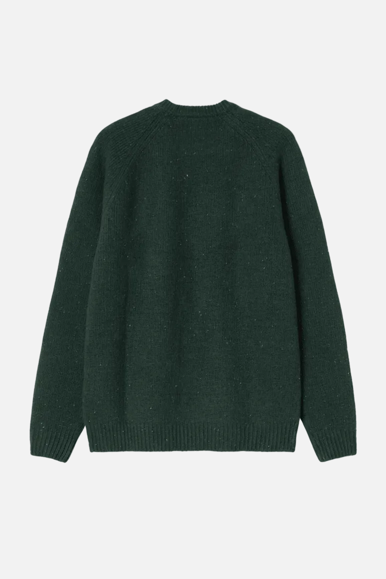 CARHARTT WIP-Anglistic Sweater-Speckled Dark Scarab-BACKYARD