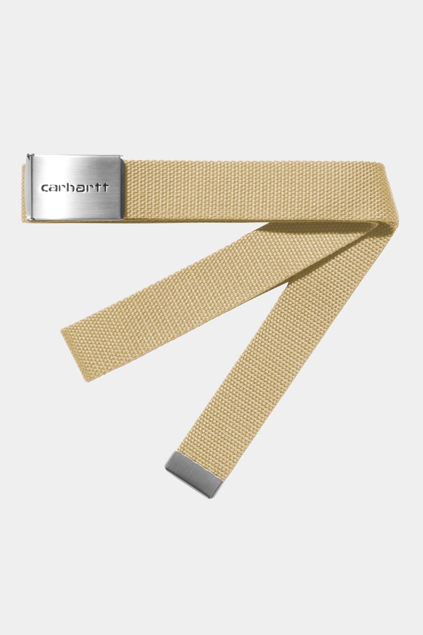 CARHARTT WIP - Clip Belt Chrome - Air Yellow - BACKYARD